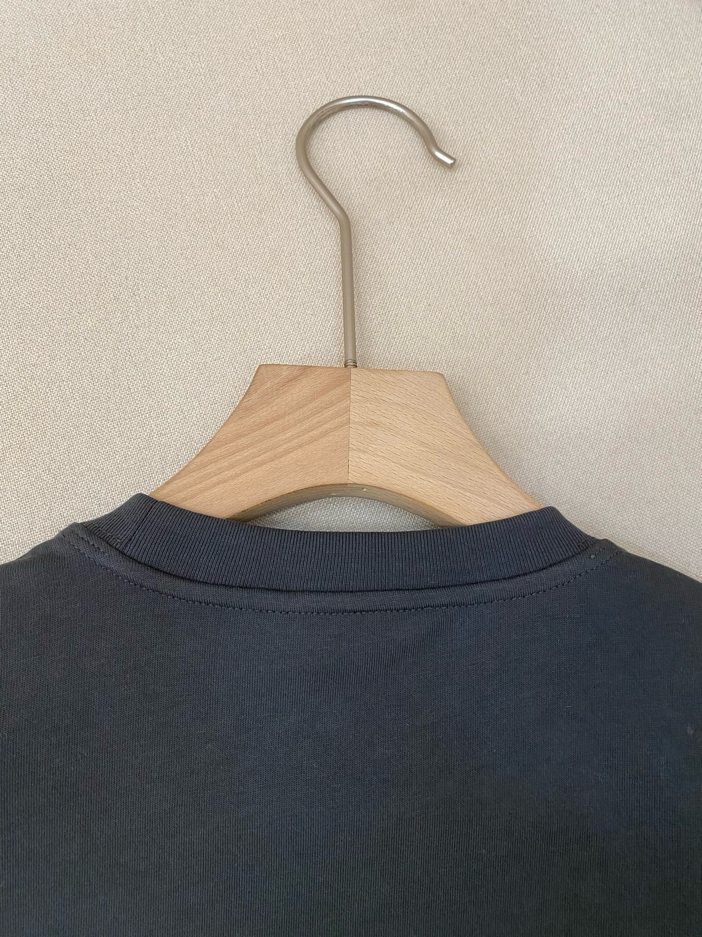 Dark Grey and White T-Shirt