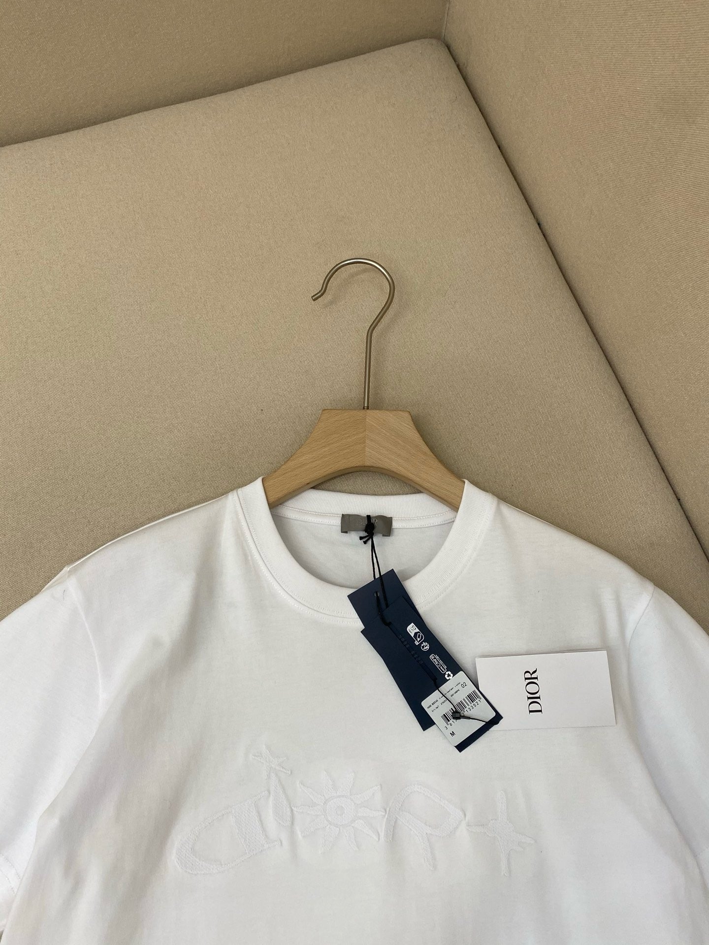 Dark Grey and White T-Shirt