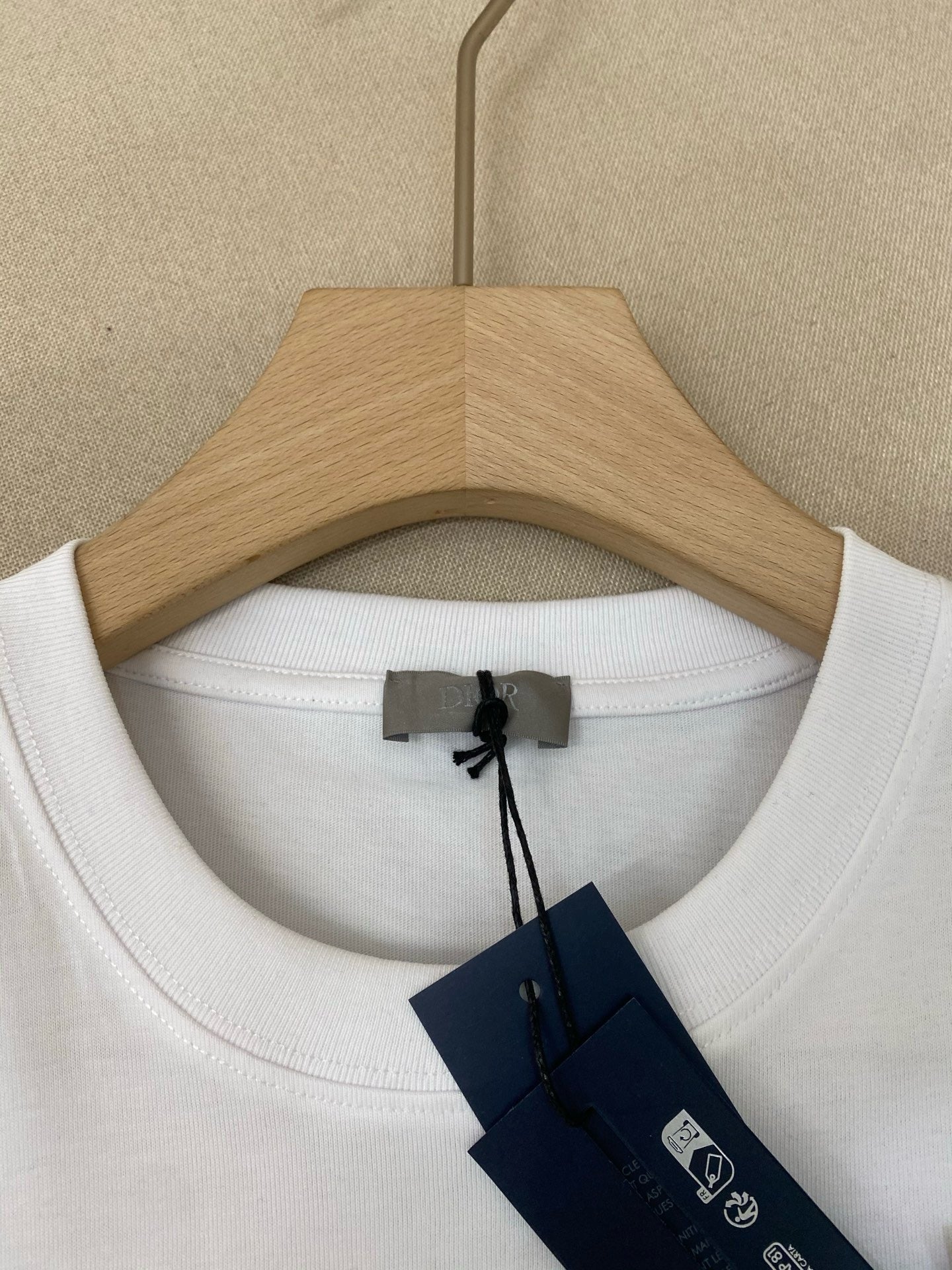 Dark Grey and White T-Shirt