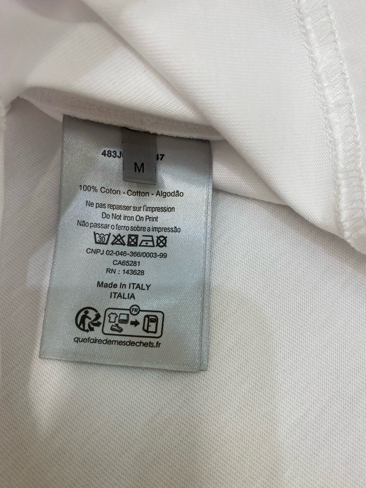 Dark Grey and White T-Shirt