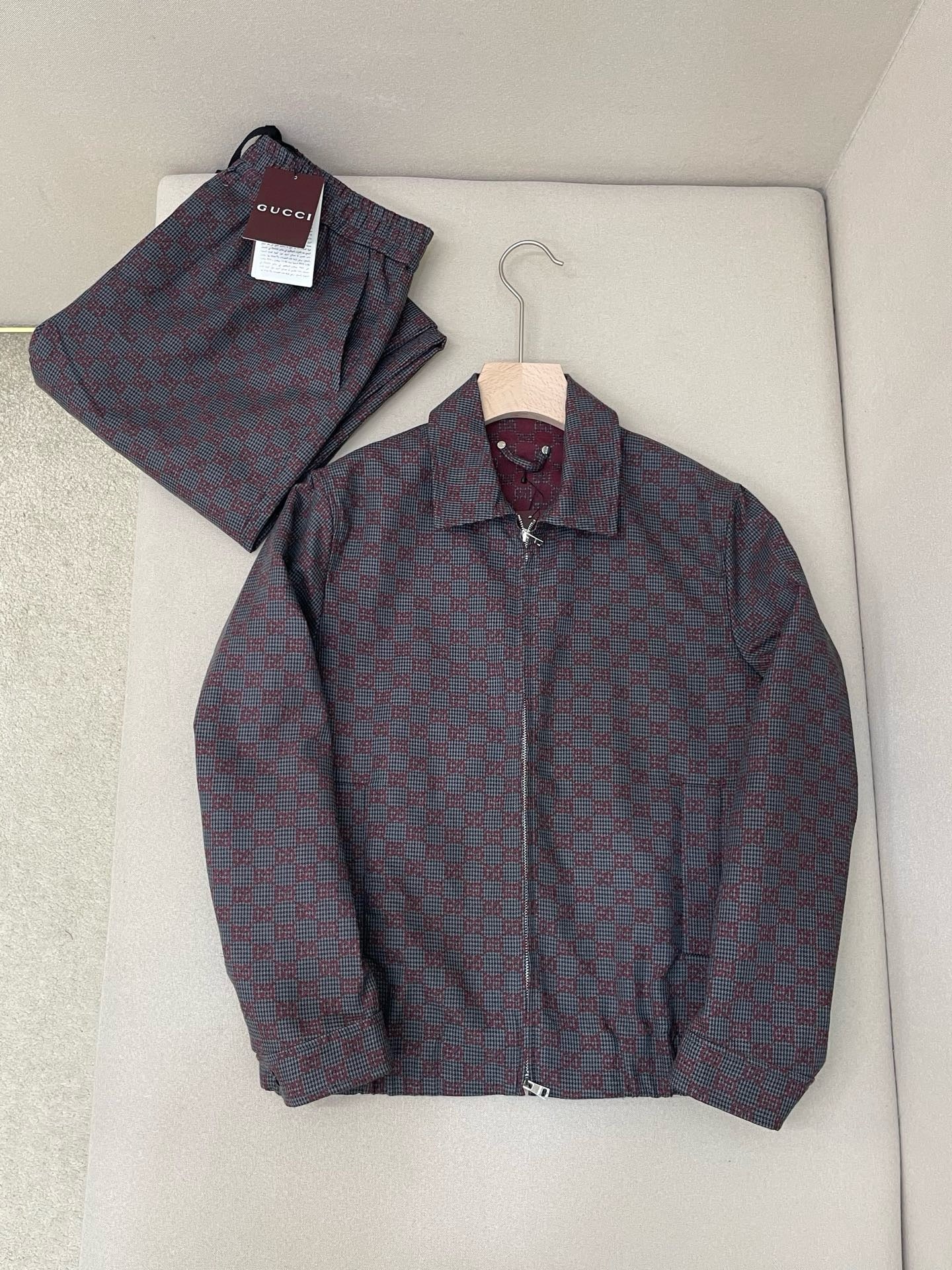 Blue brown Jacket - FashionHype.xyz