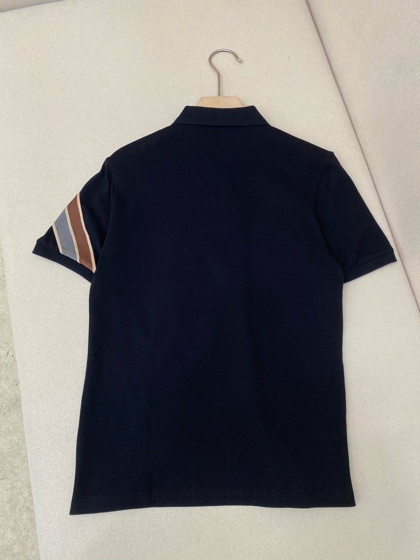 White, Black and Dark green Polo