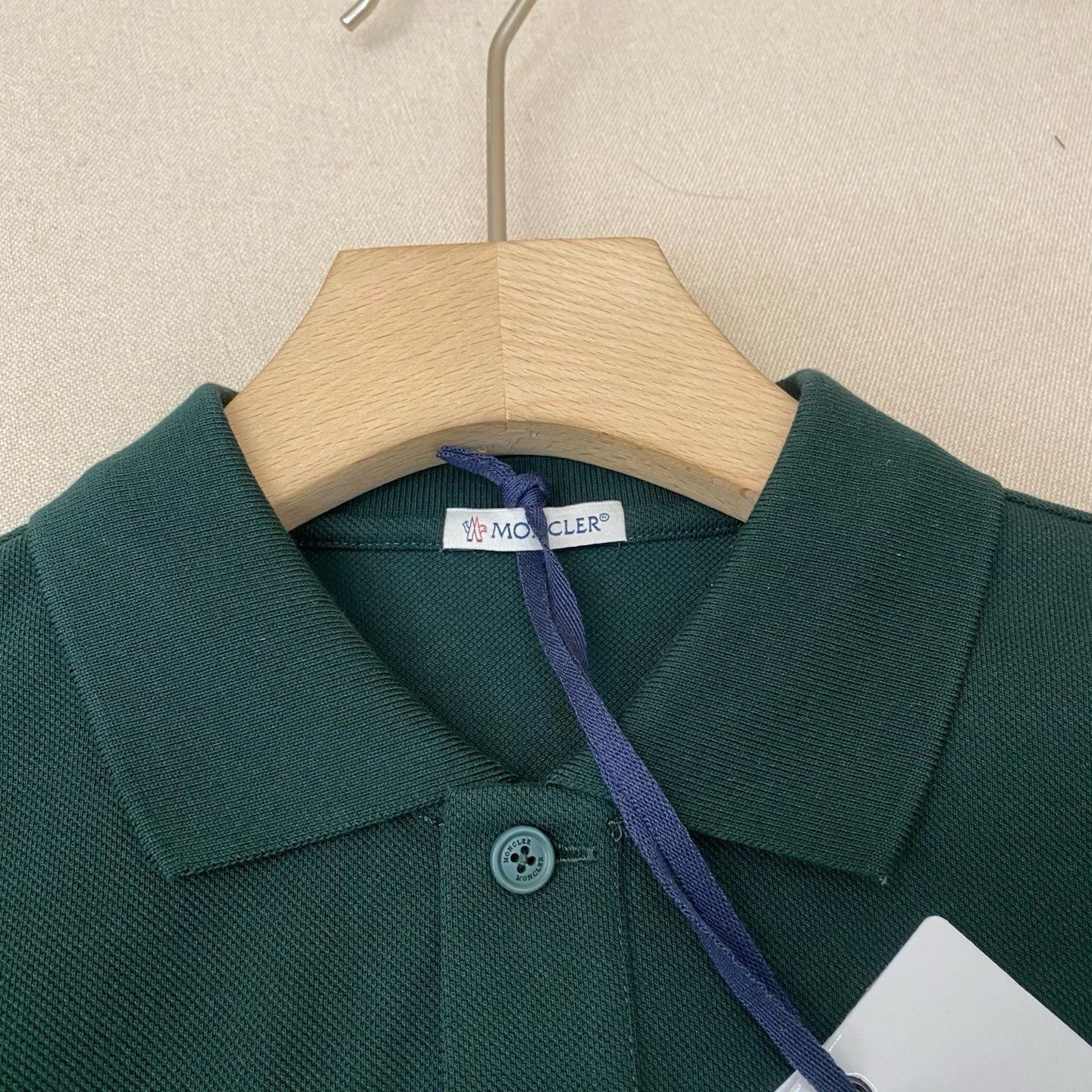 White, Black and Dark green Polo