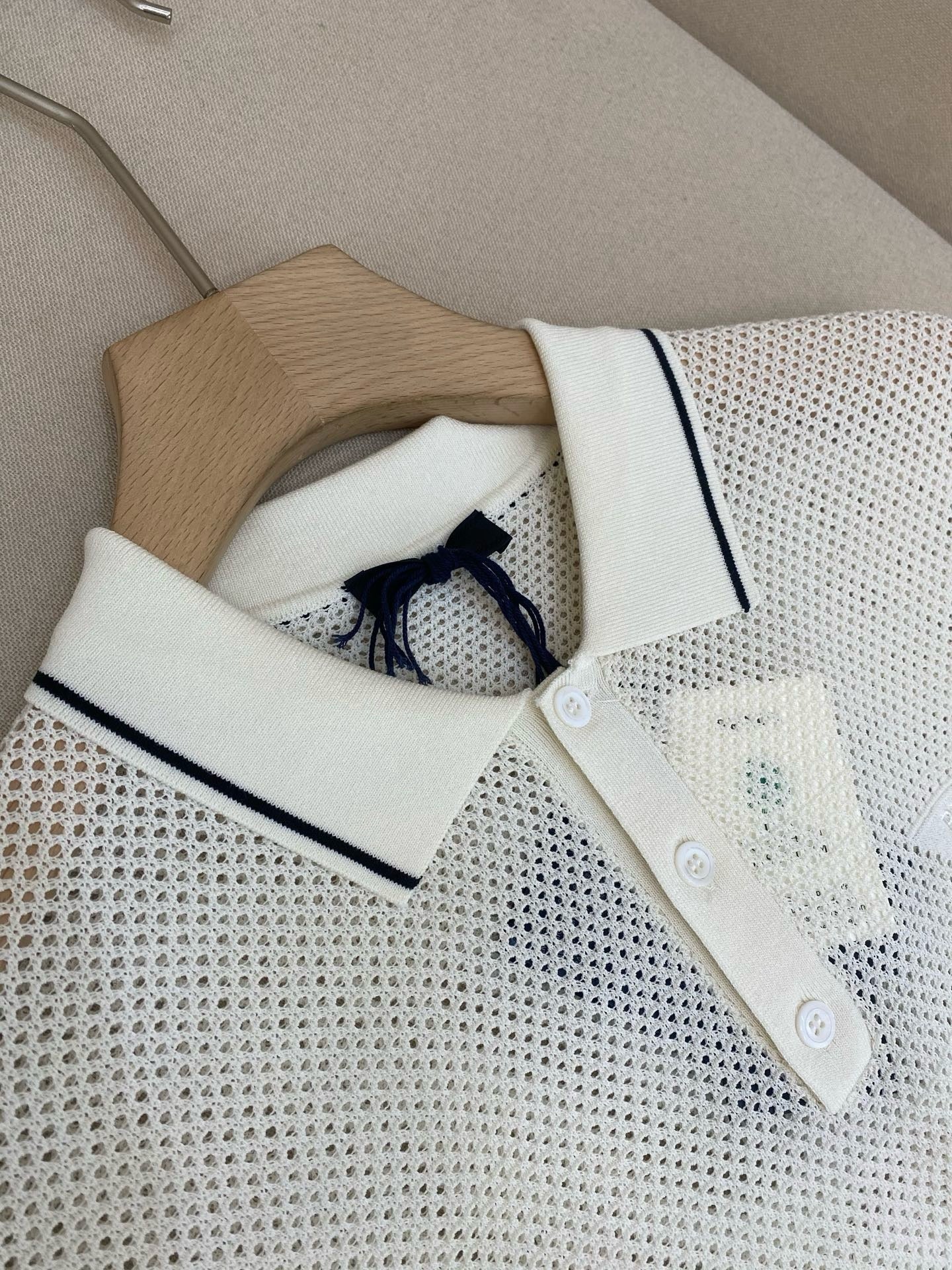 White and Sky blue Polo