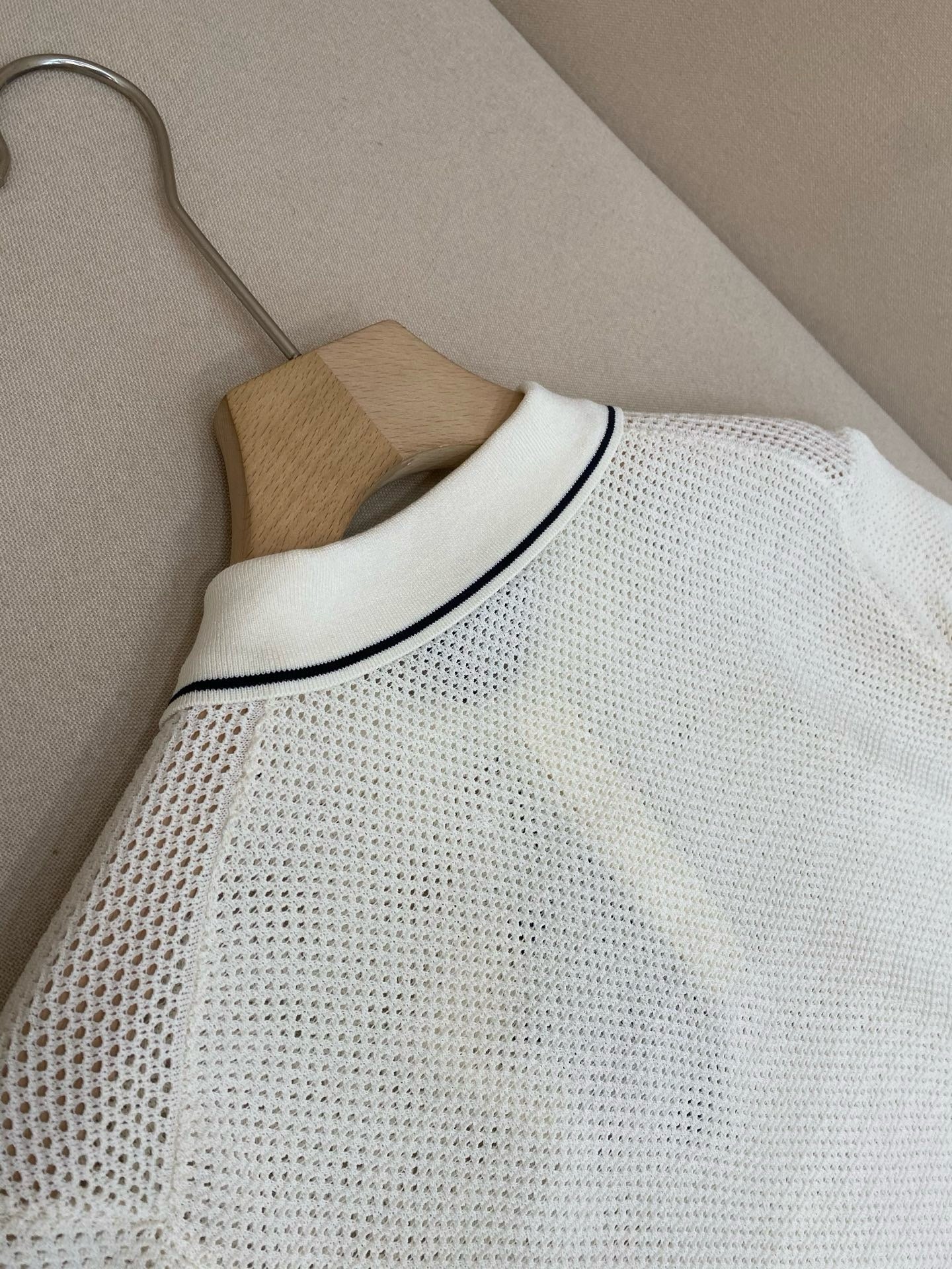 White and Sky blue Polo