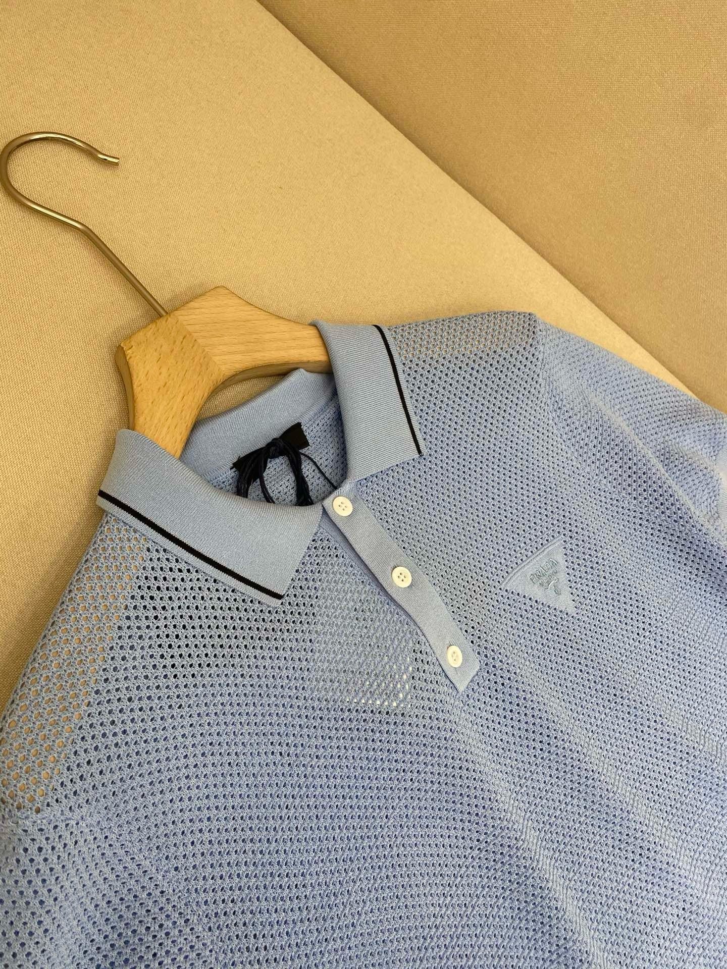 White and Sky blue Polo