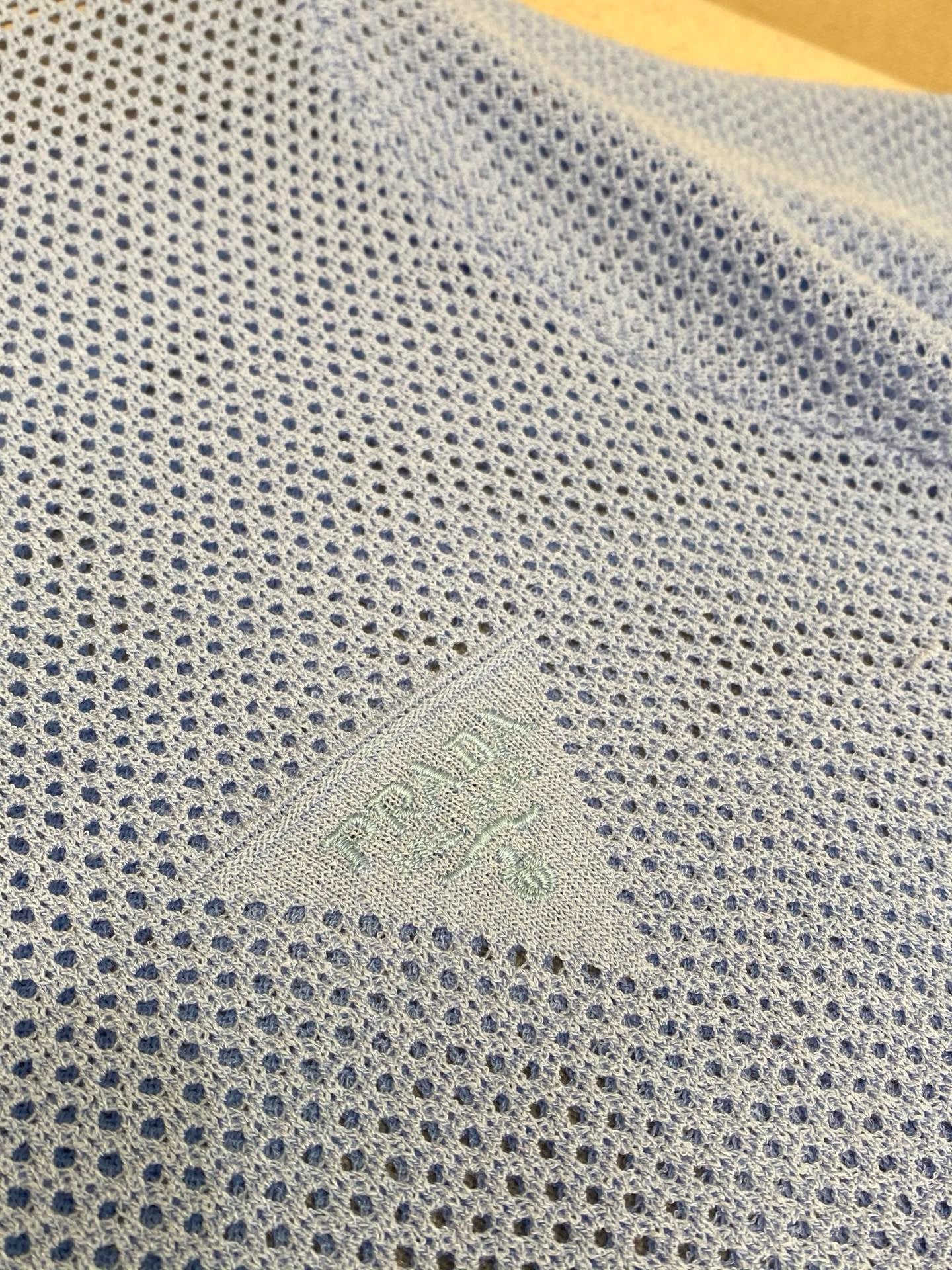 White and Sky blue Polo
