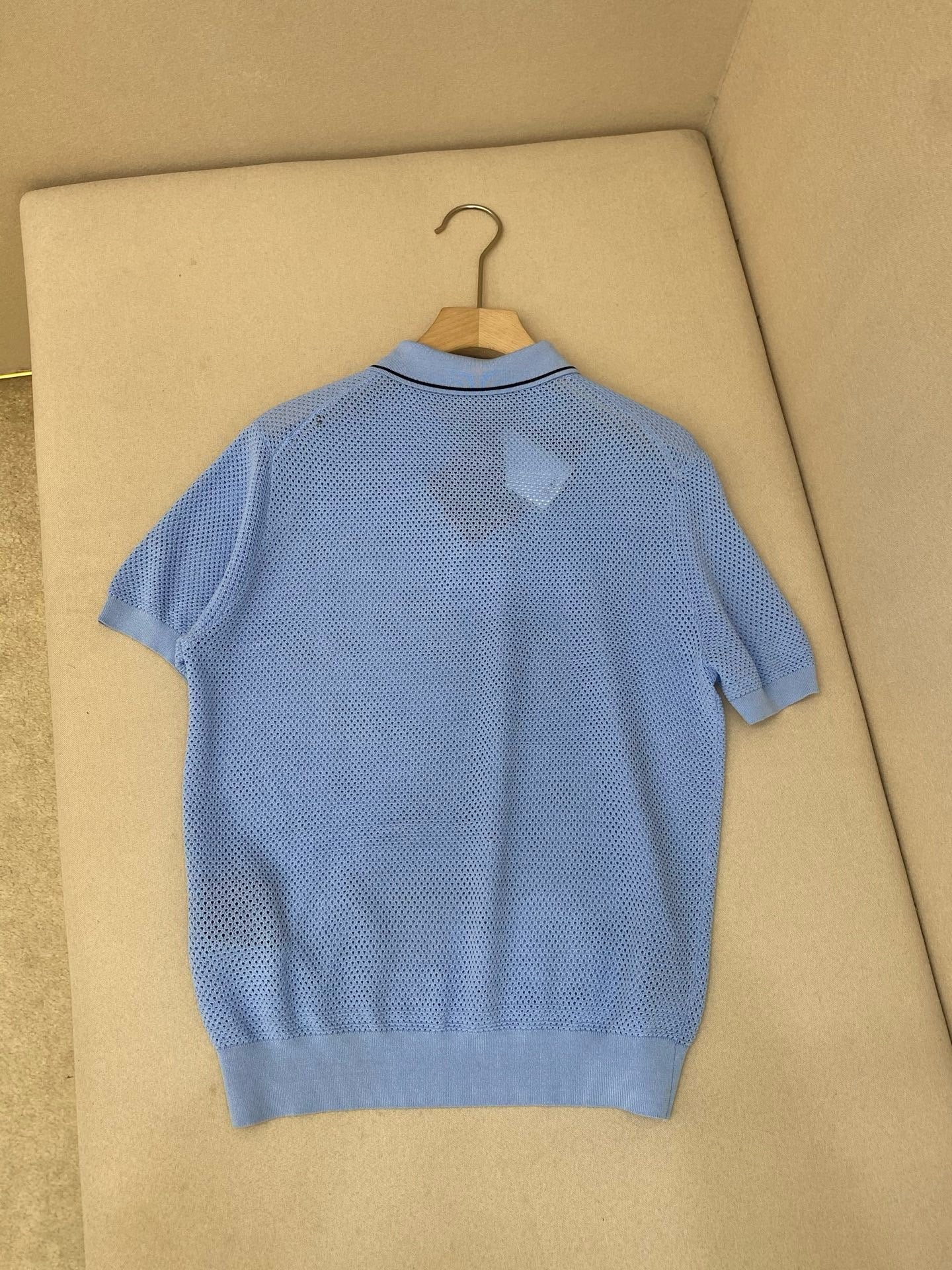White and Sky blue Polo