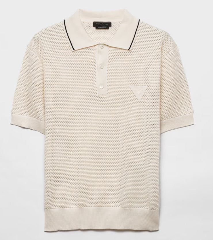 White and Sky blue Polo