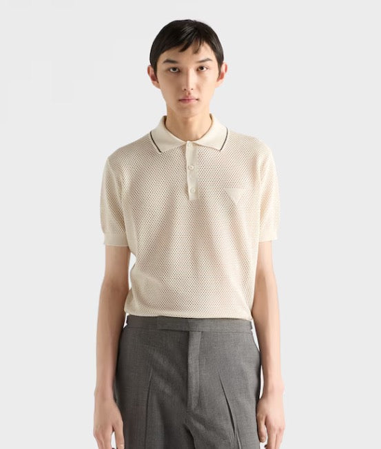 White and Sky blue Polo