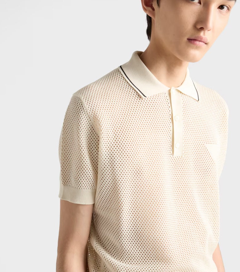 White and Sky blue Polo
