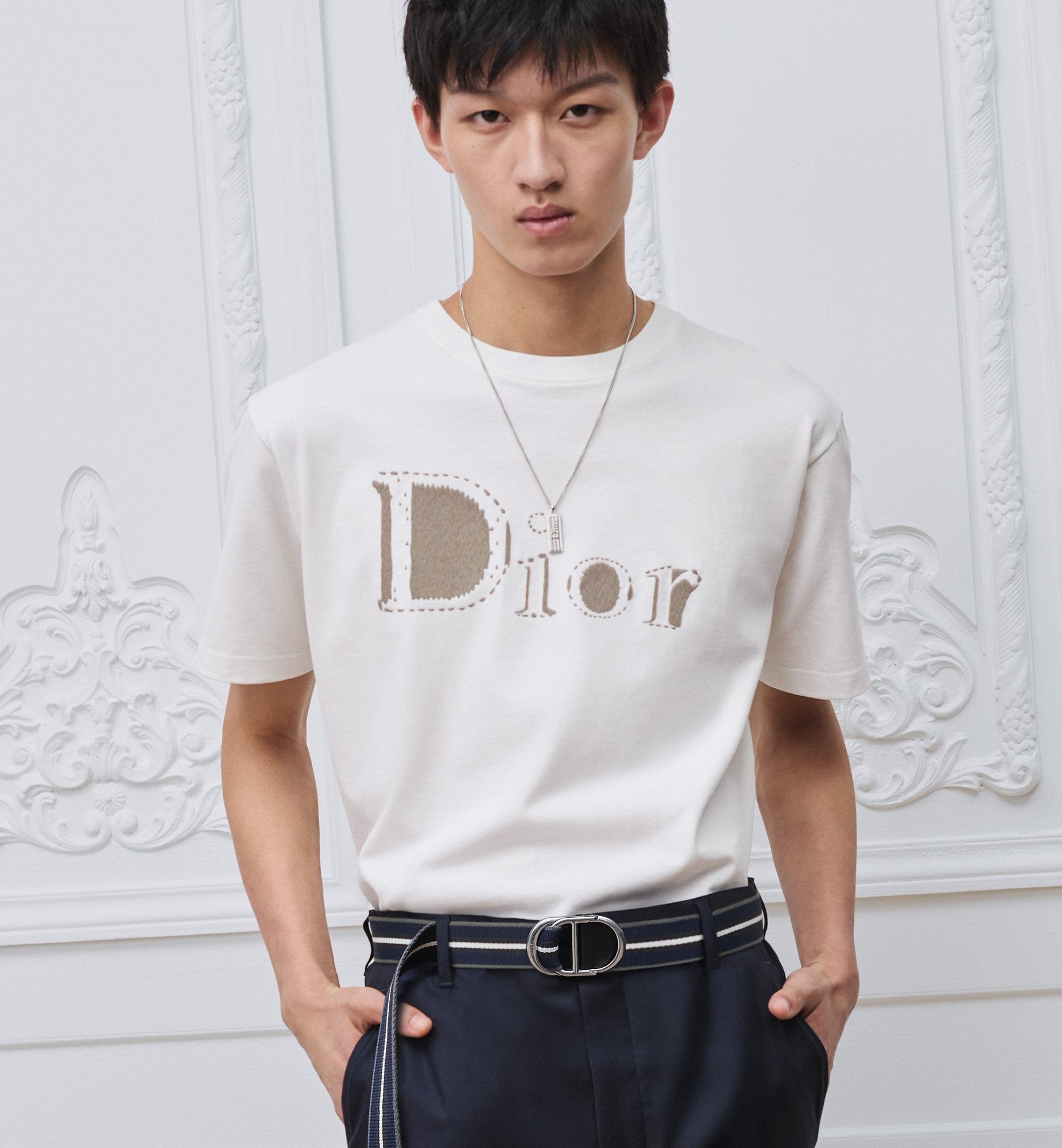 White and Black T-Shirt