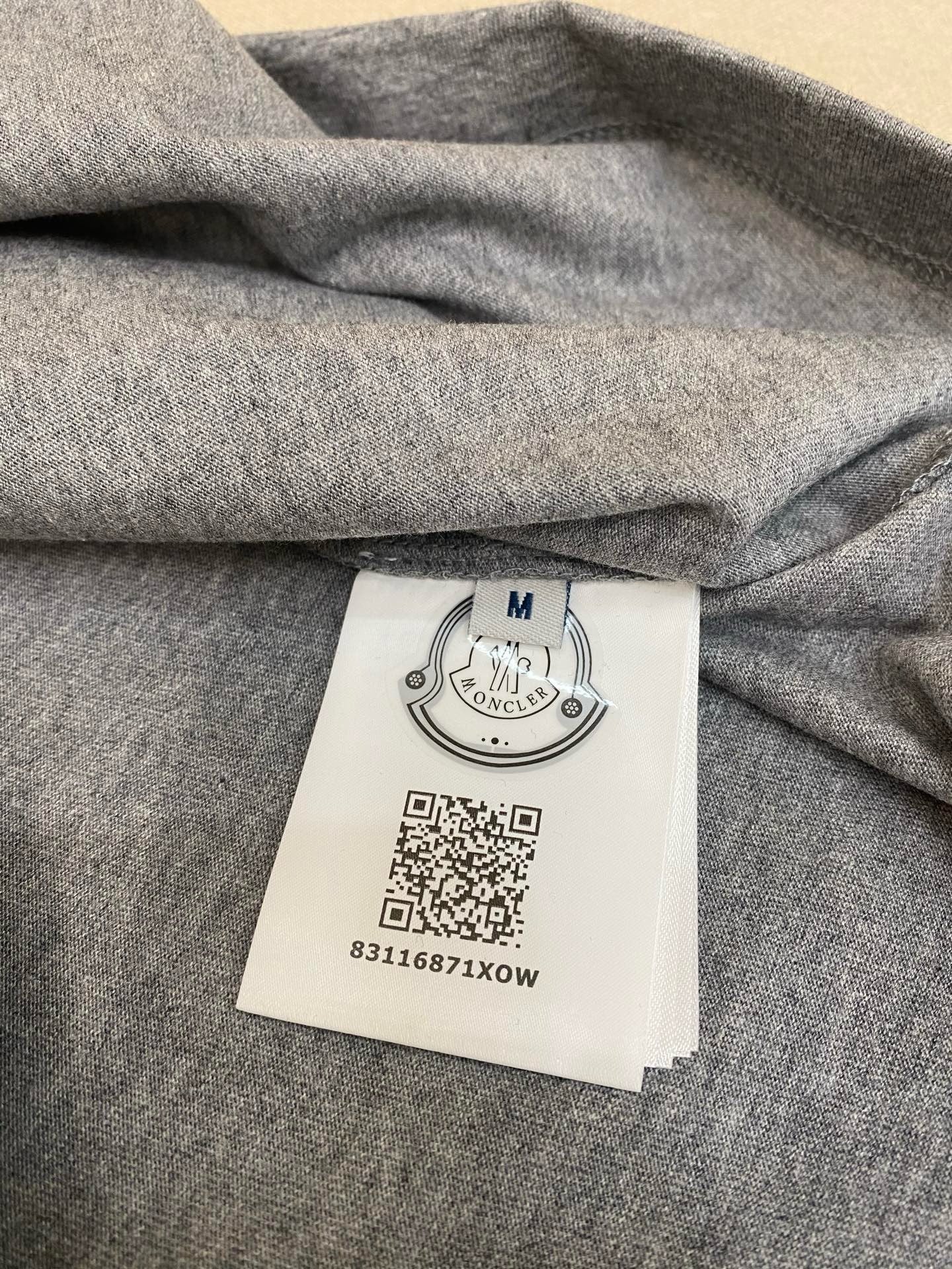 Grey, White and Black T-Shirt