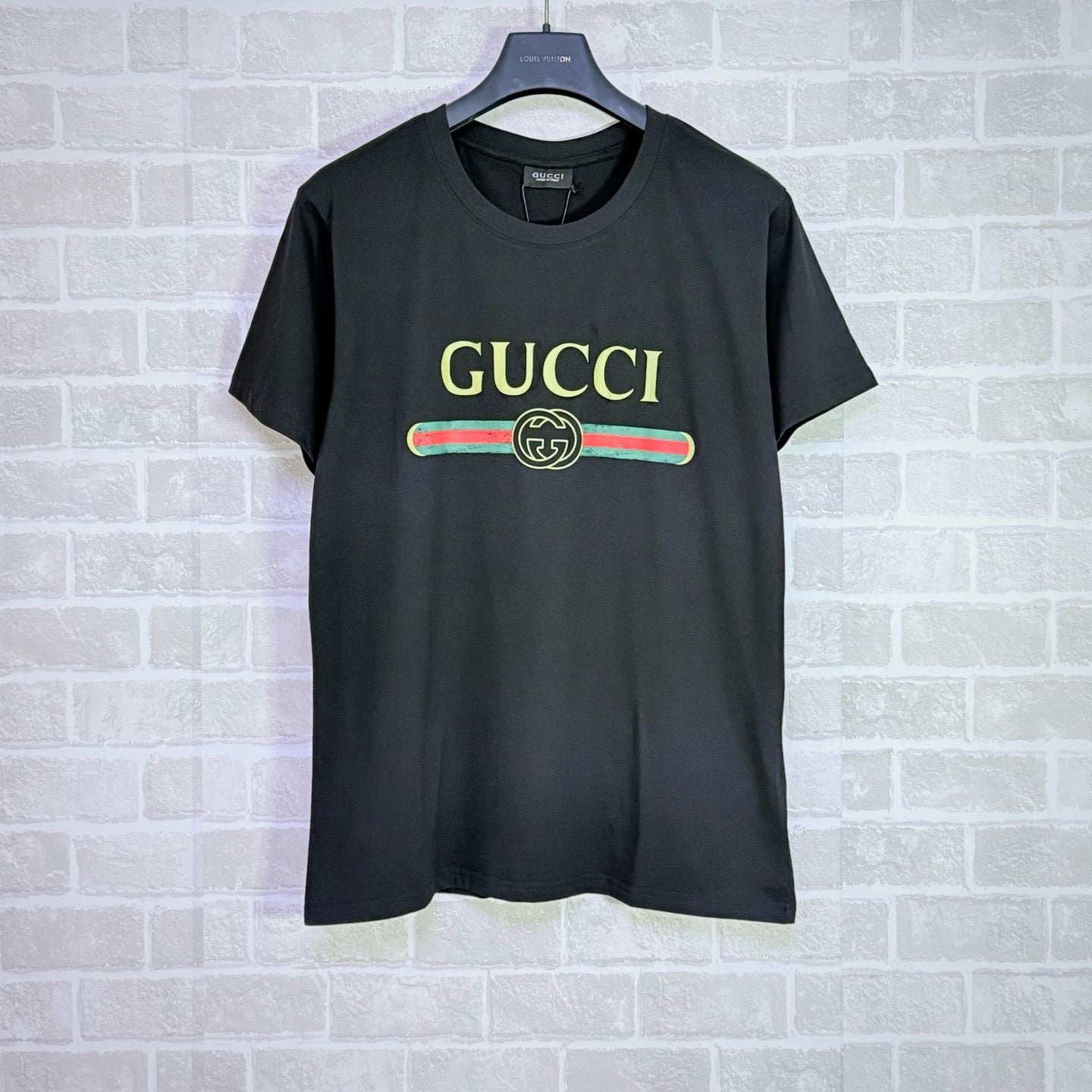 White, Black, Blue and Red T-Shirt