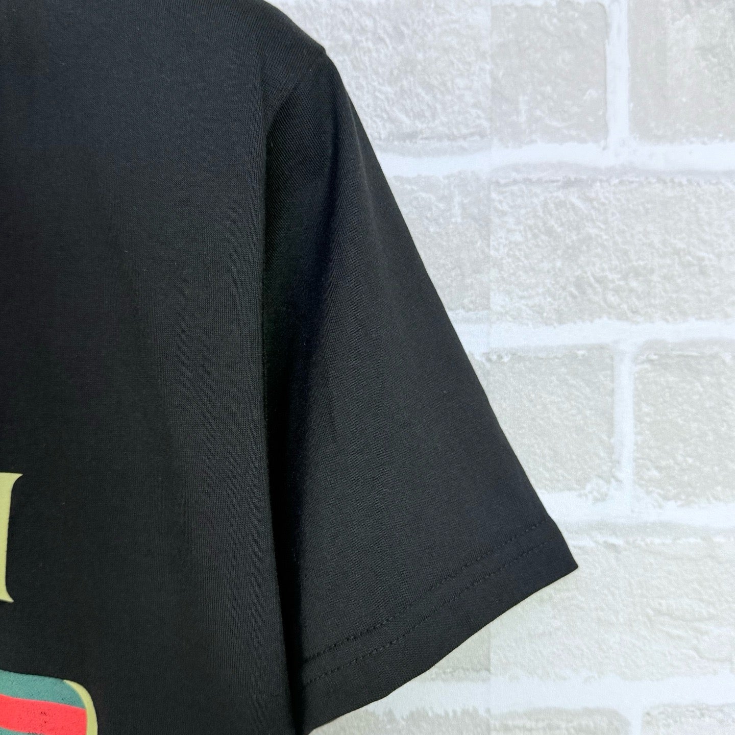 White, Black, Blue and Red T-Shirt