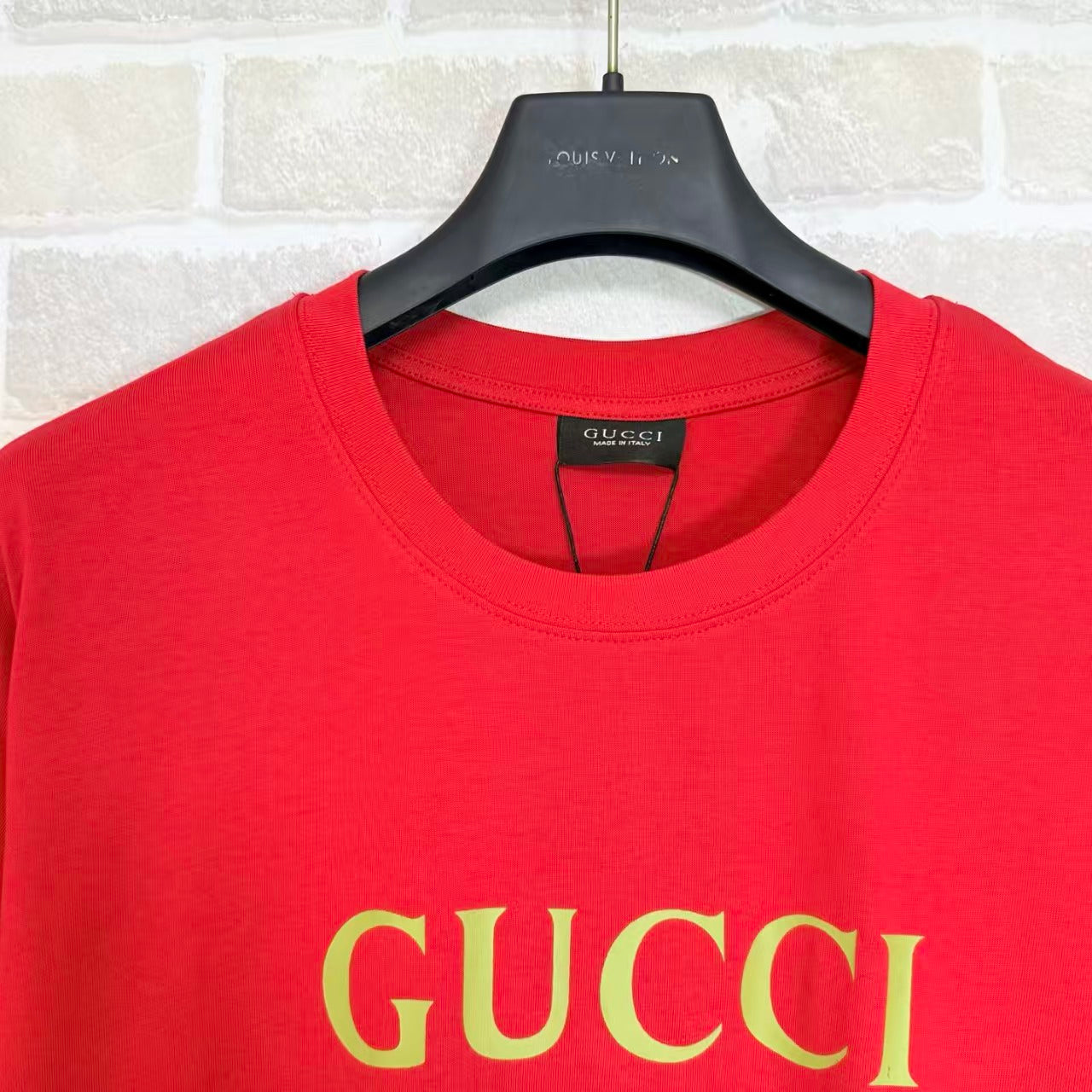 White, Black, Blue and Red T-Shirt