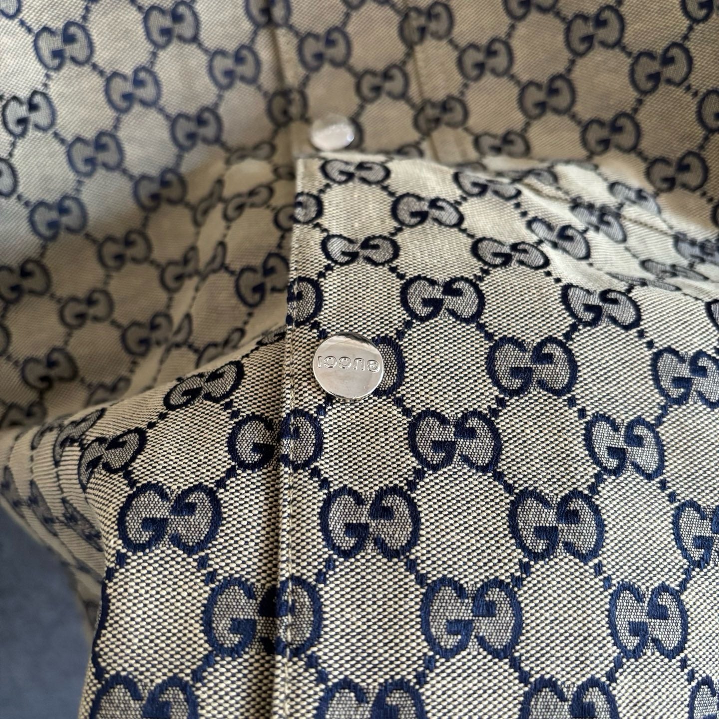 Black, Blue and Grey Shirt