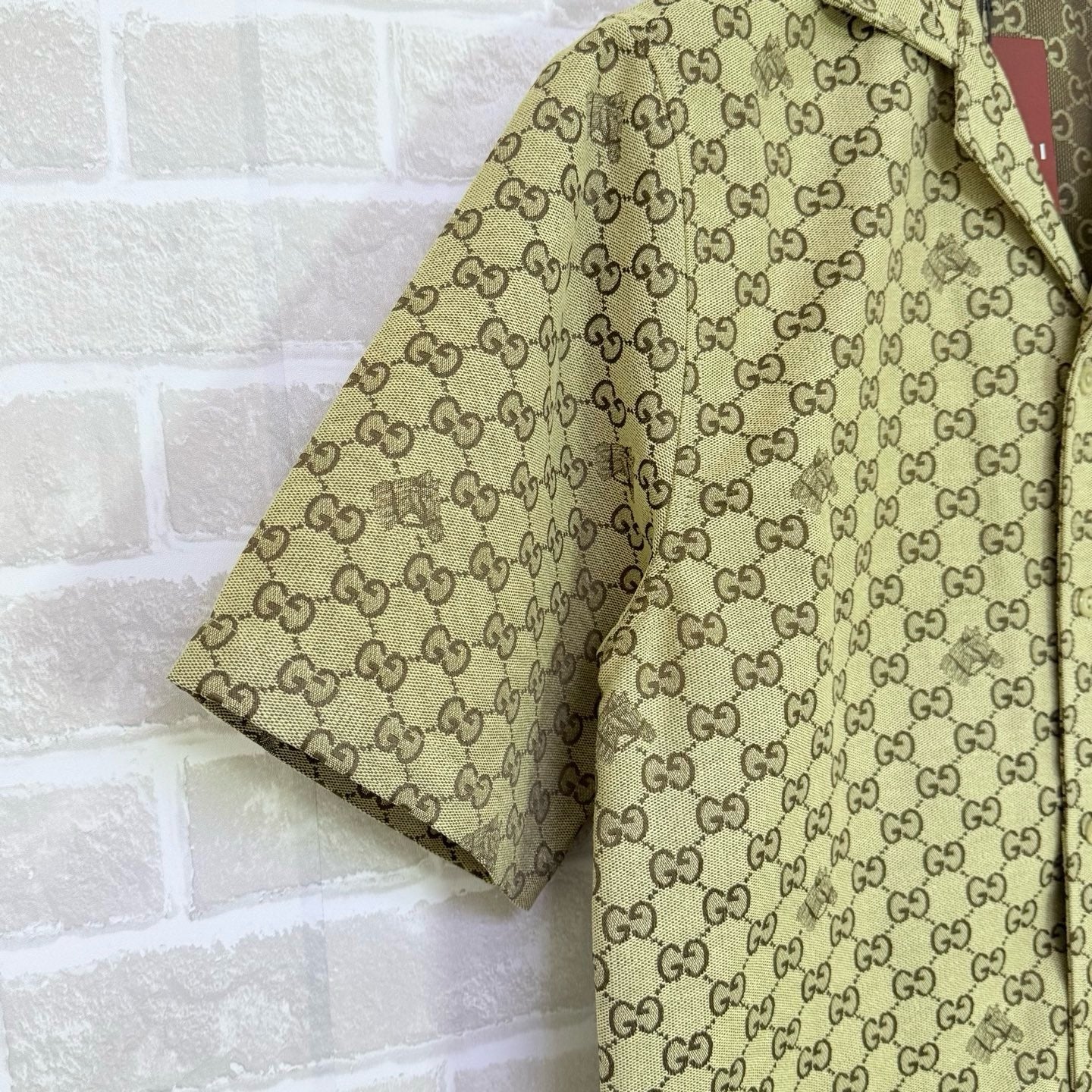 Beige brown Shirt - FashionHype.xyz
