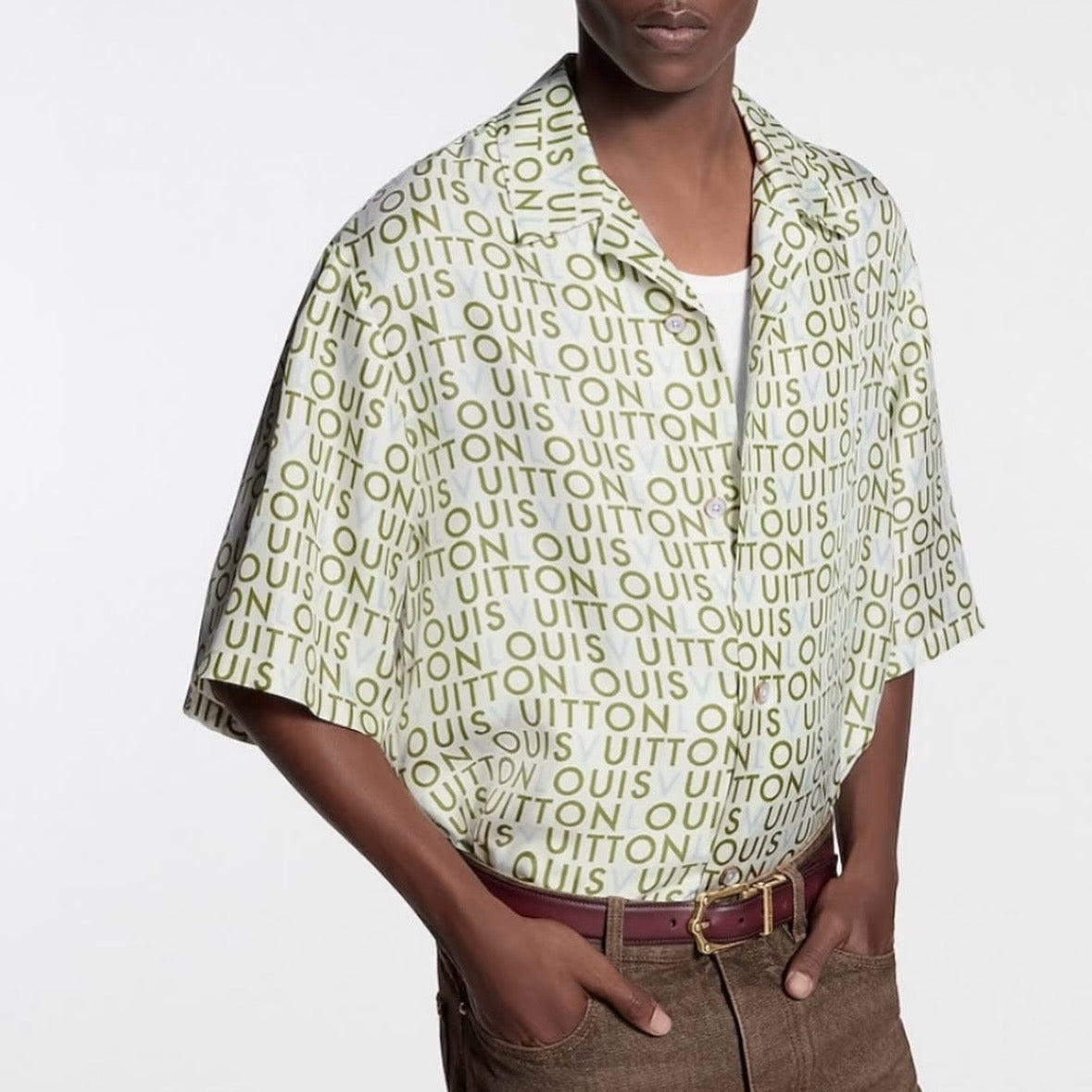 White dark green Shirt