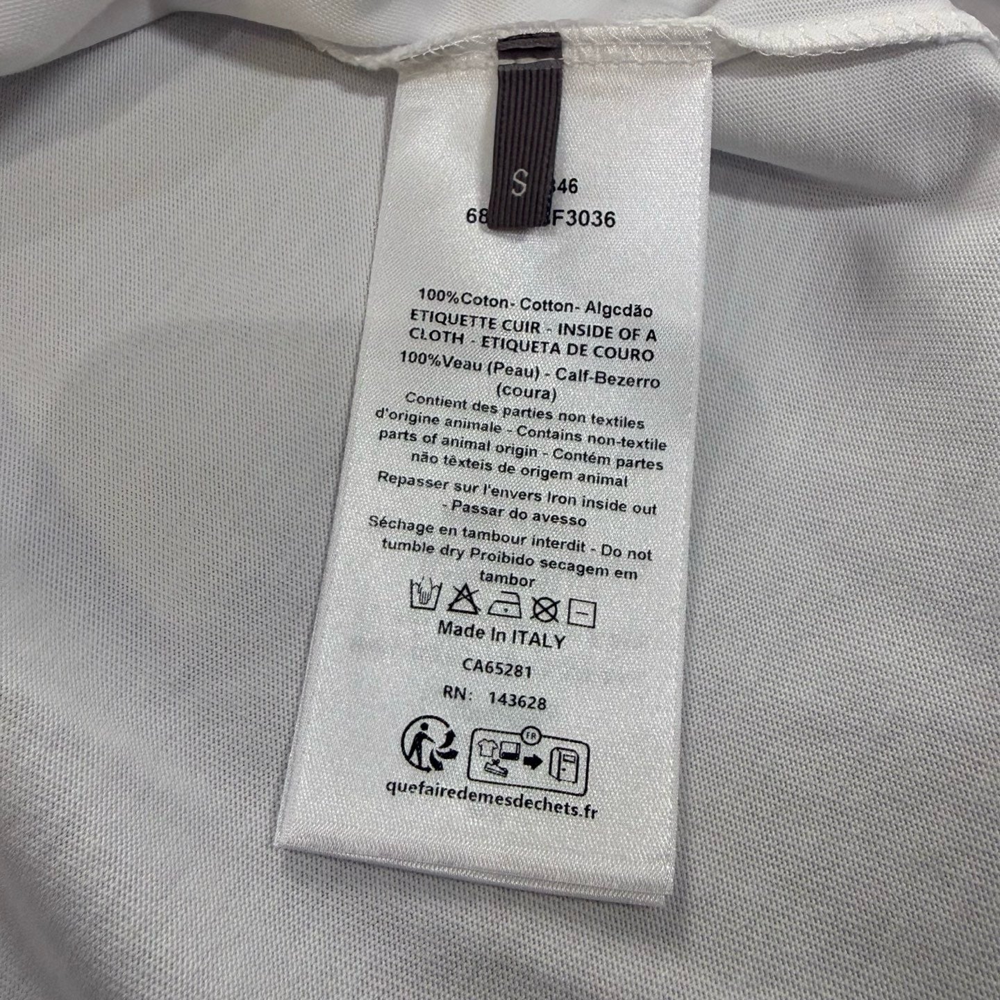 Dark Grey and White T-Shirt