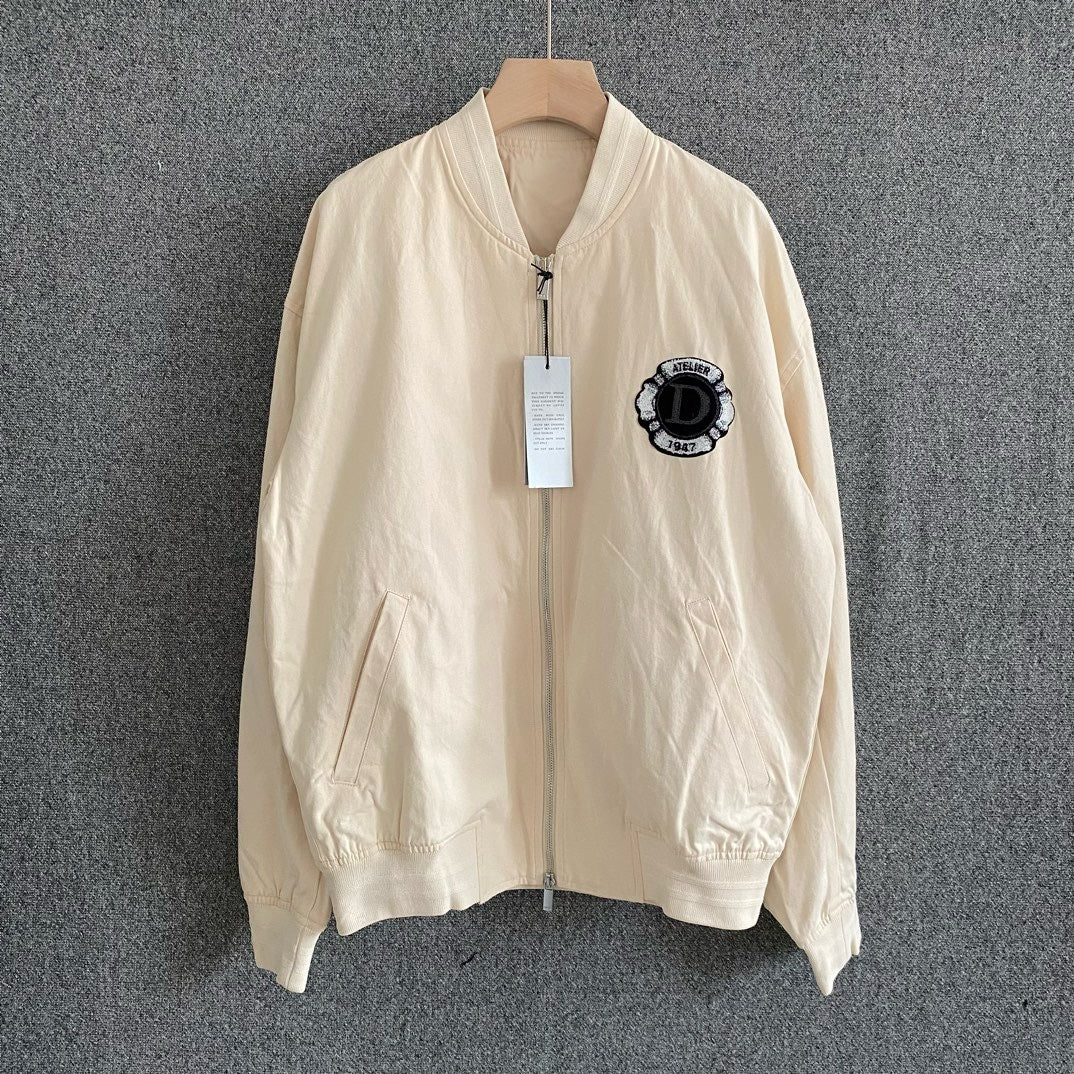 Cream and Saga green Jacket
