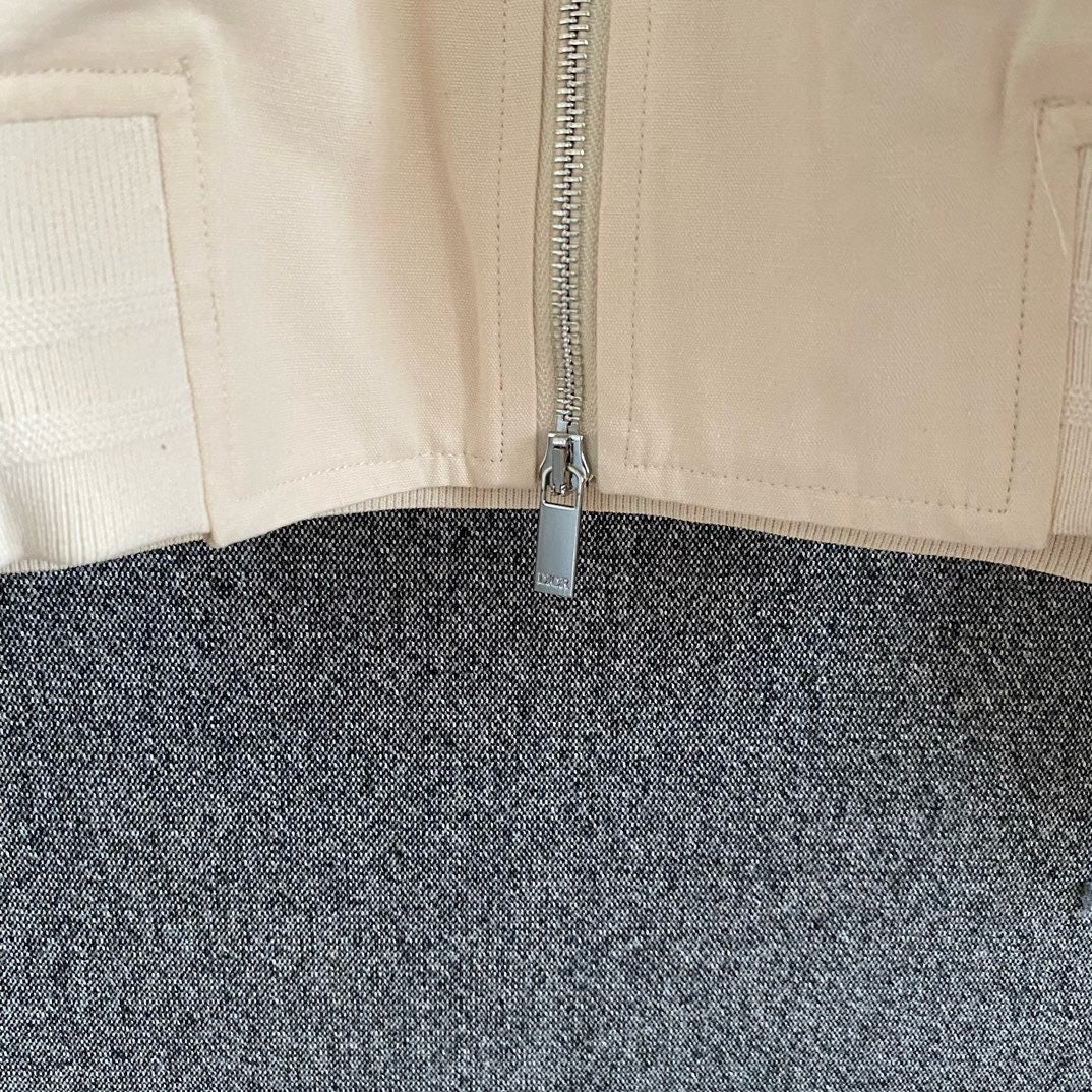 Cream and Saga green Jacket