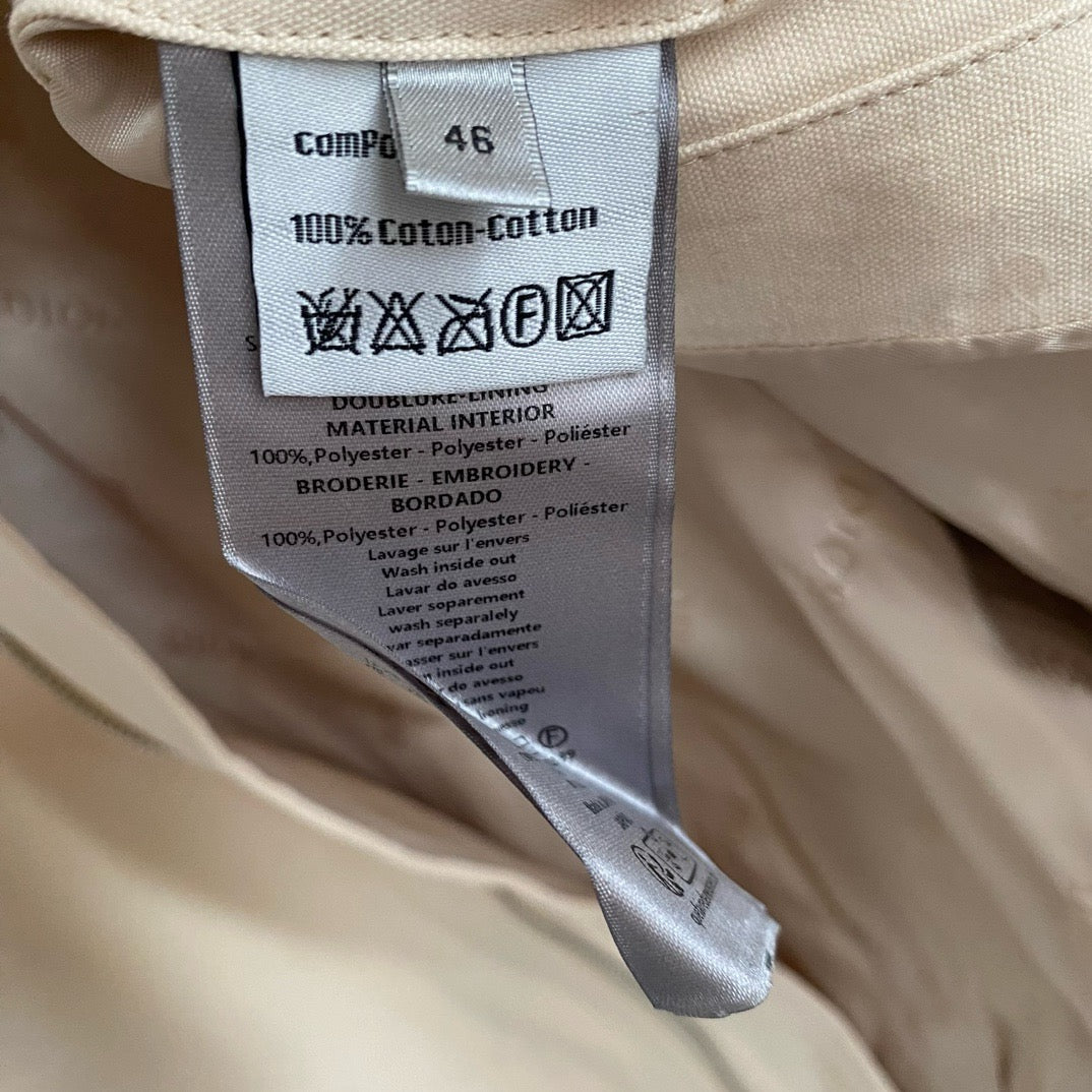 Cream and Saga green Jacket