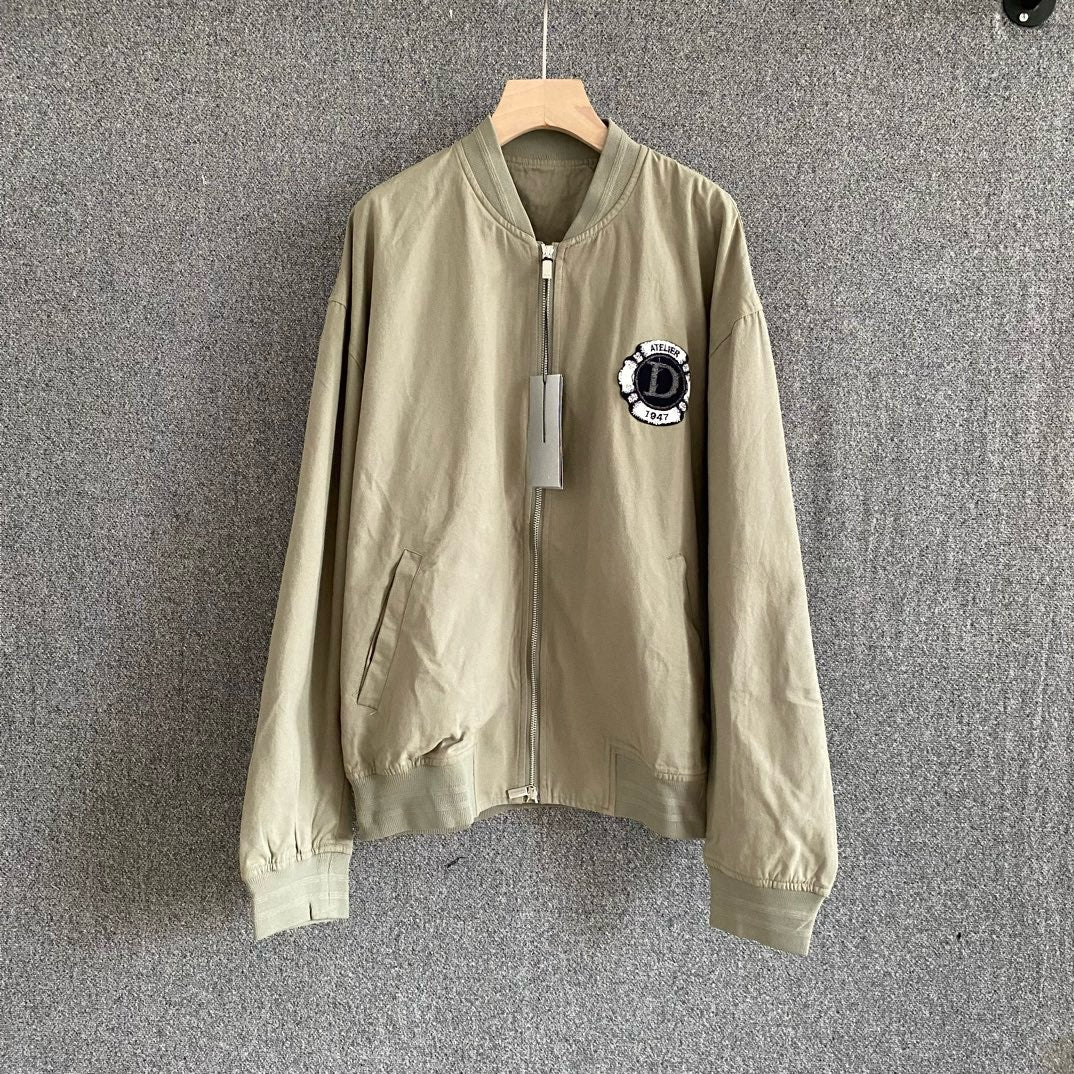 Cream and Saga green Jacket