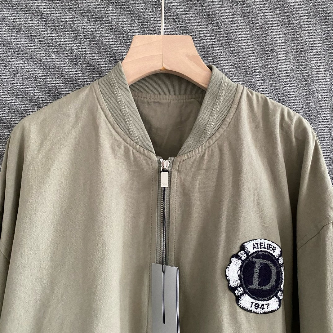 Cream and Saga green Jacket