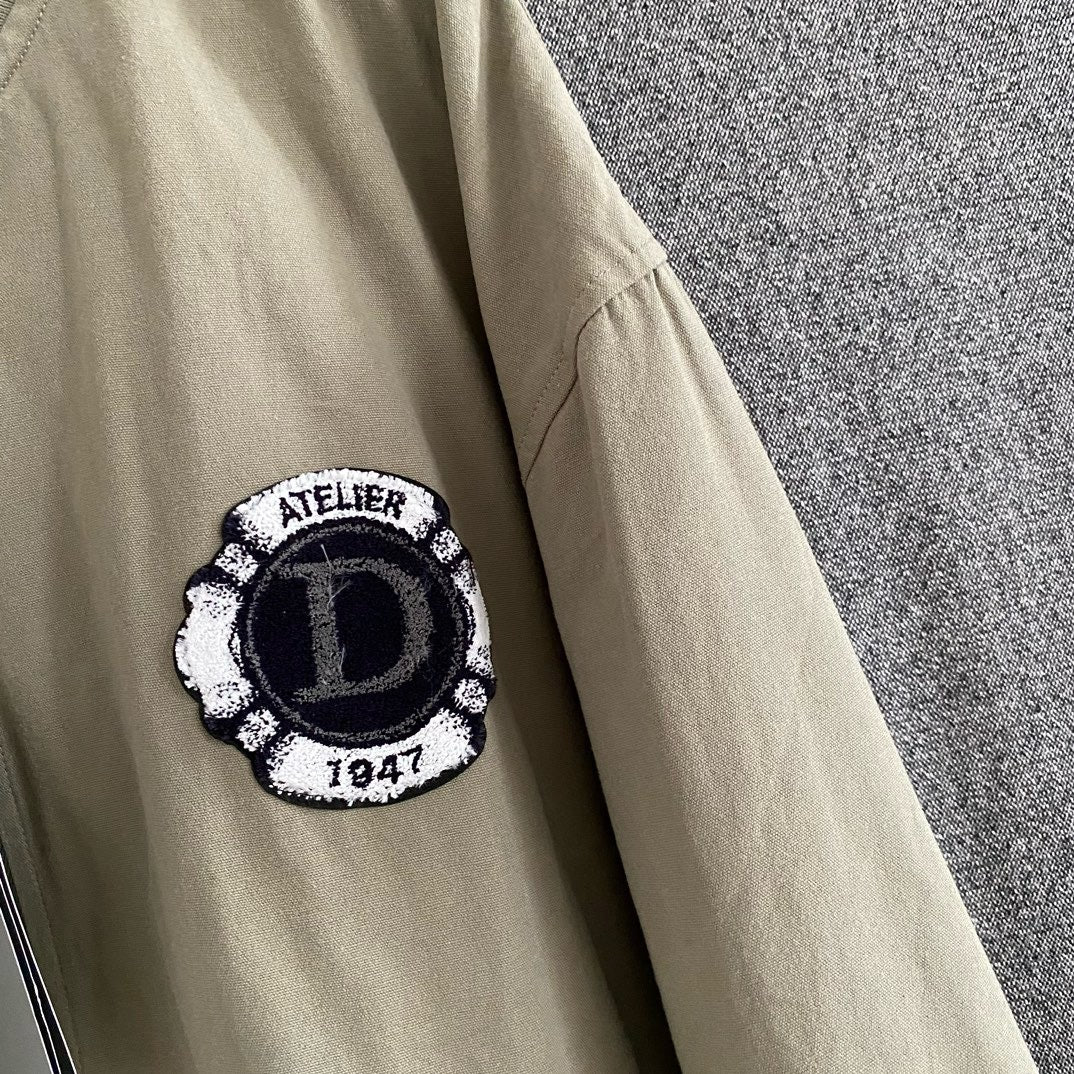 Cream and Saga green Jacket