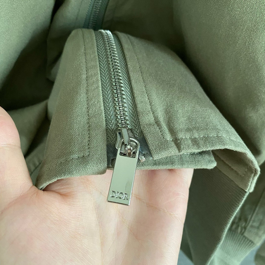 Cream and Saga green Jacket