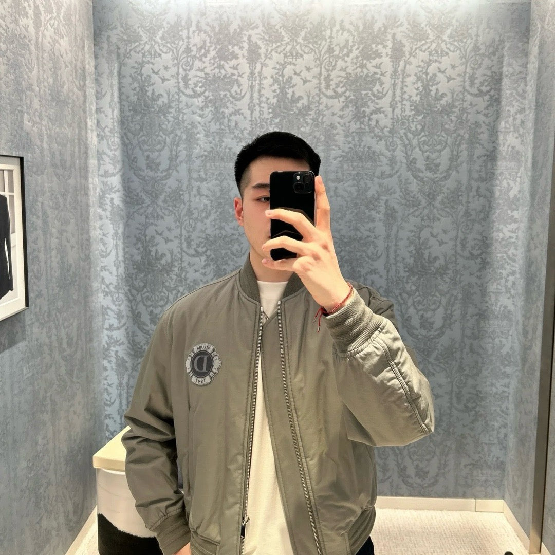 Cream and Saga green Jacket