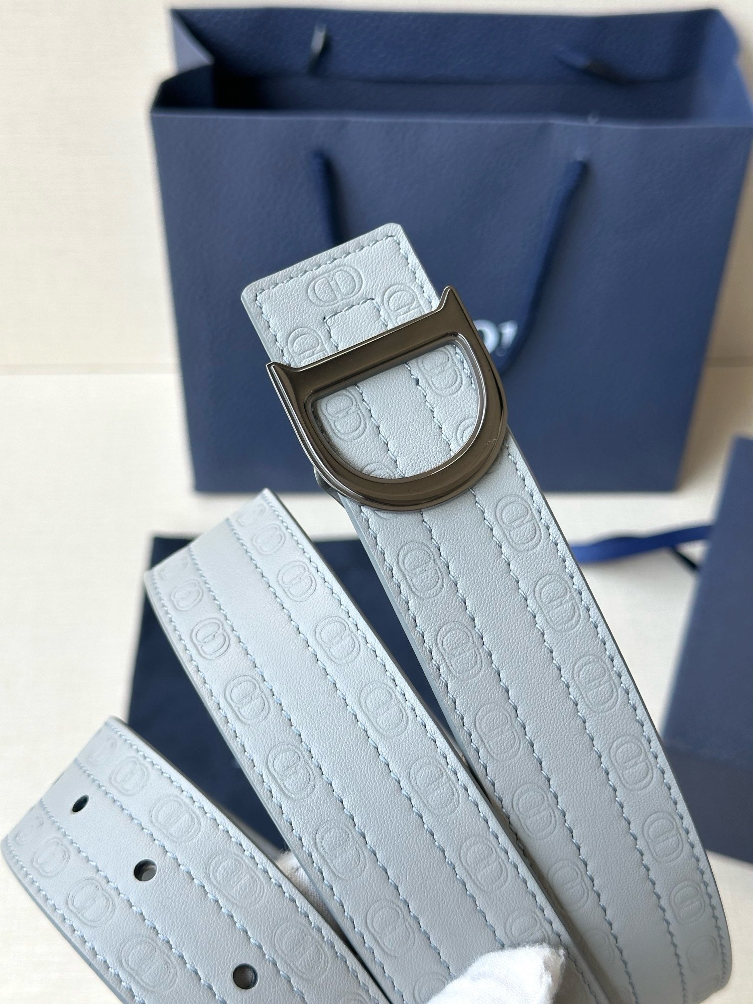 Light grey and Black Belt