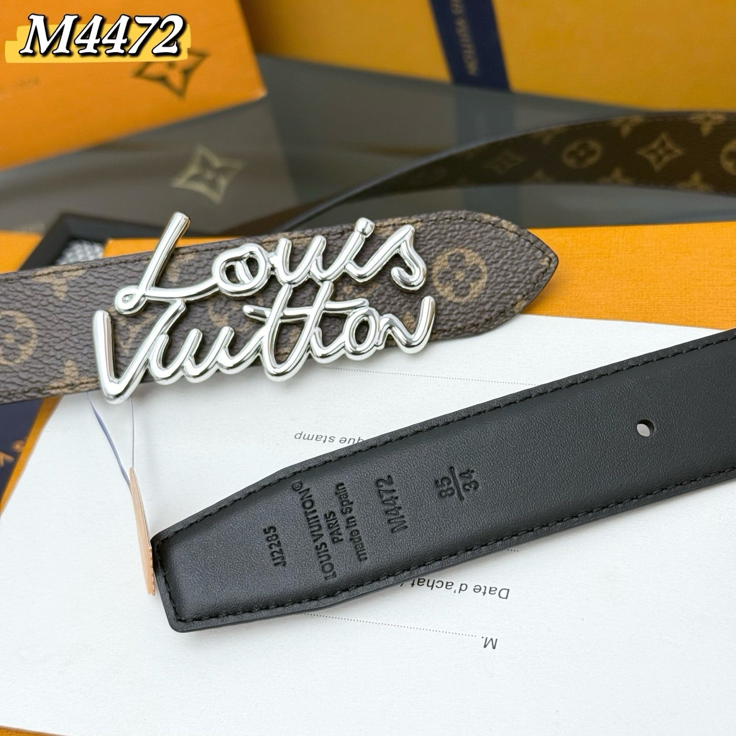 Red and Dark brown Belt - FashionHype.xyz
