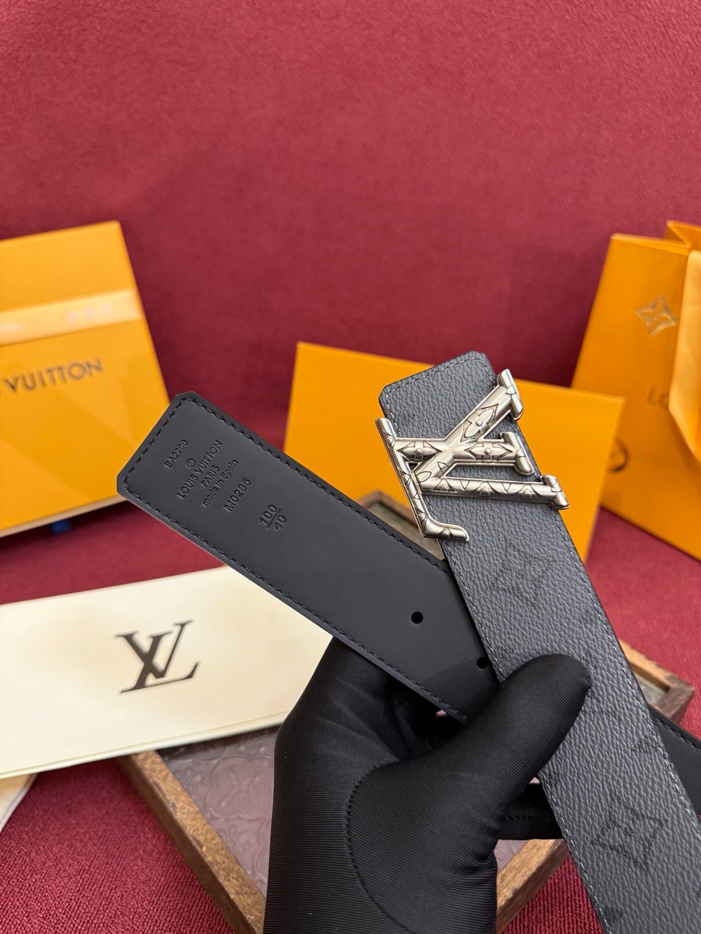 Dark grey Belt - FashionHype.xyz
