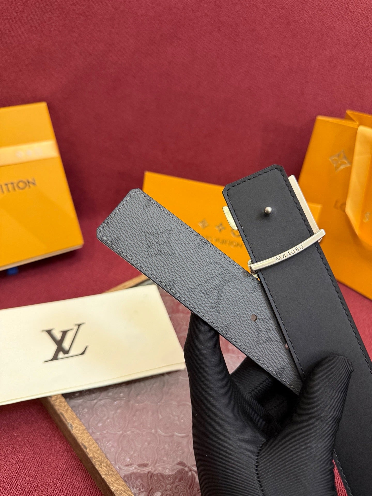 Dark grey Belt - FashionHype.xyz