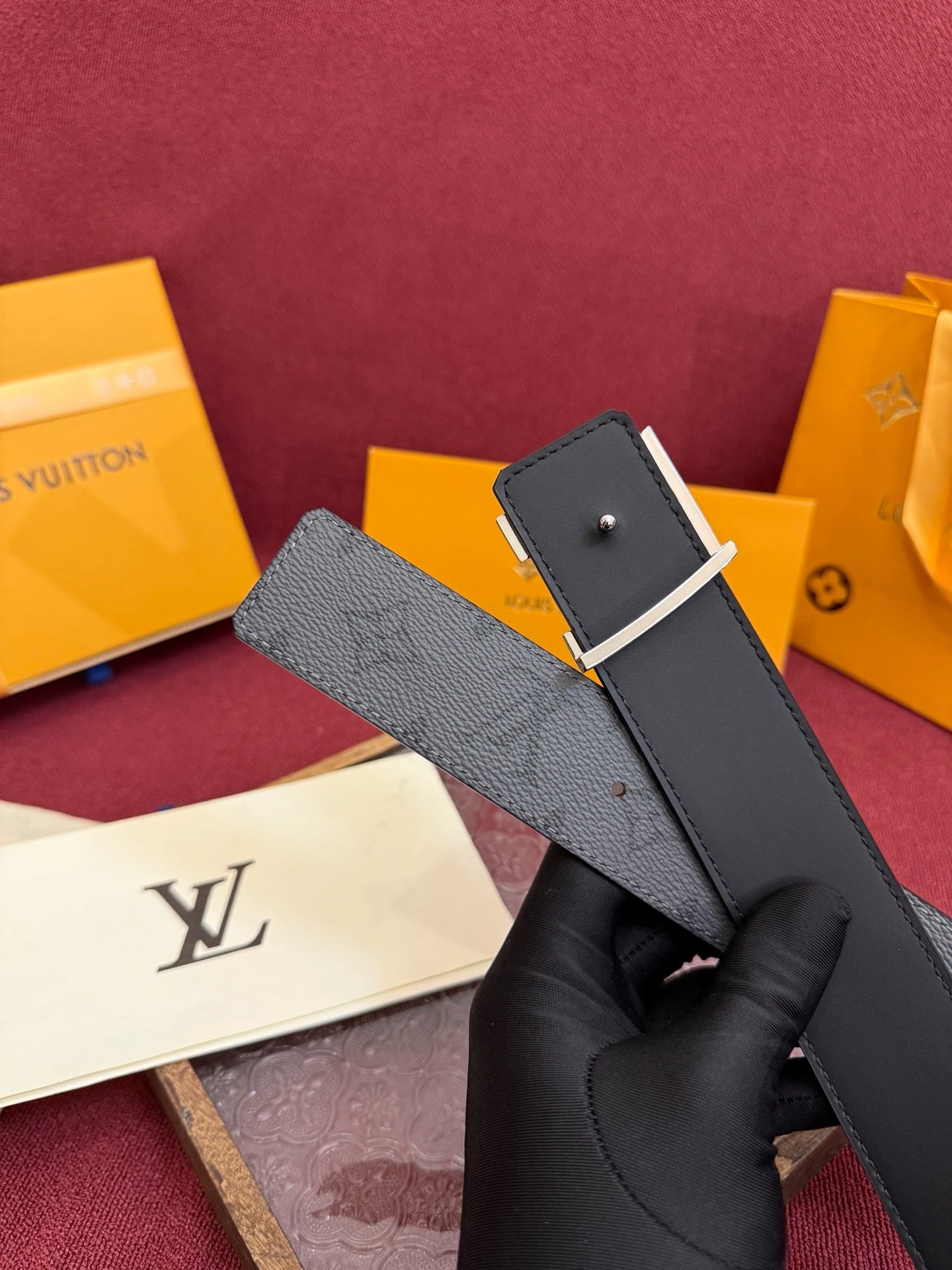 Dark grey Belt - FashionHype.xyz