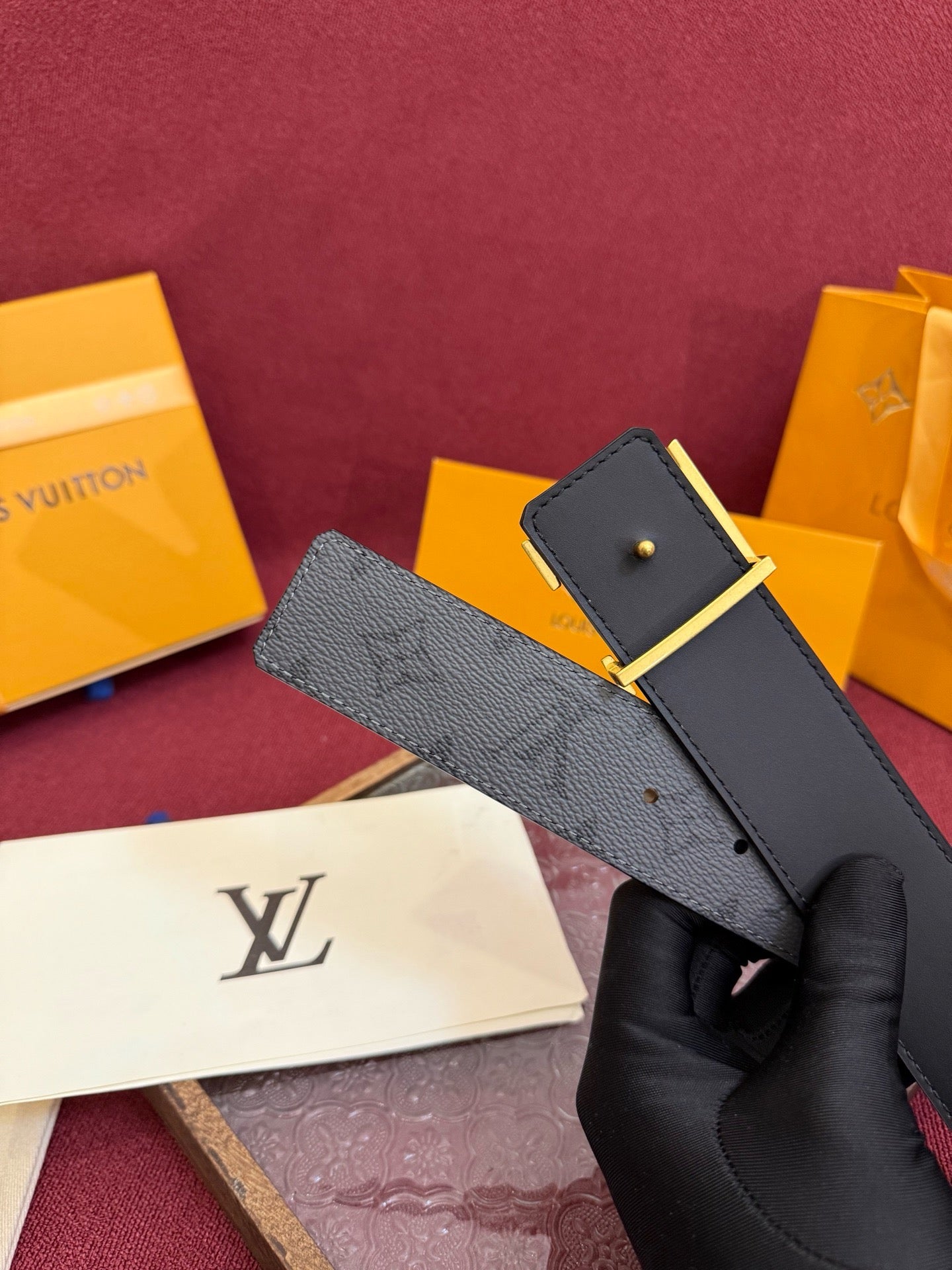 Dark grey Belt - FashionHype.xyz