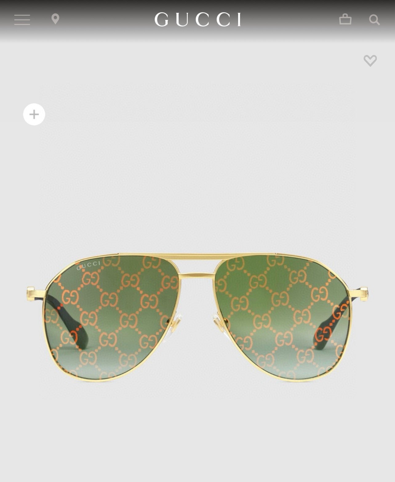 Mehrfarbige Sonnenbrille