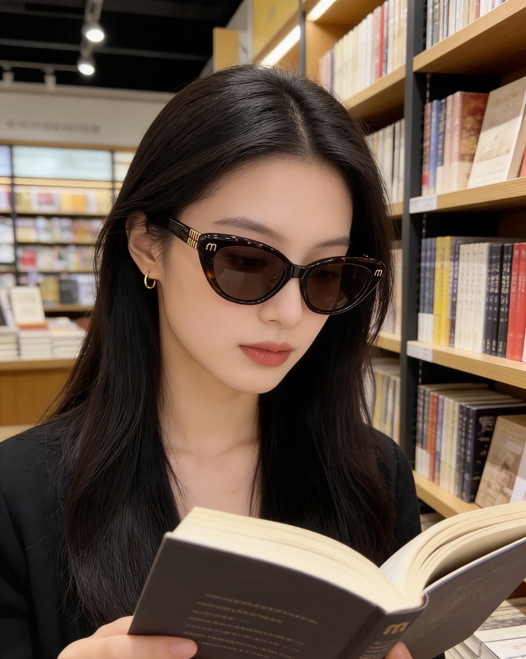 Mehrfarbige Sonnenbrille