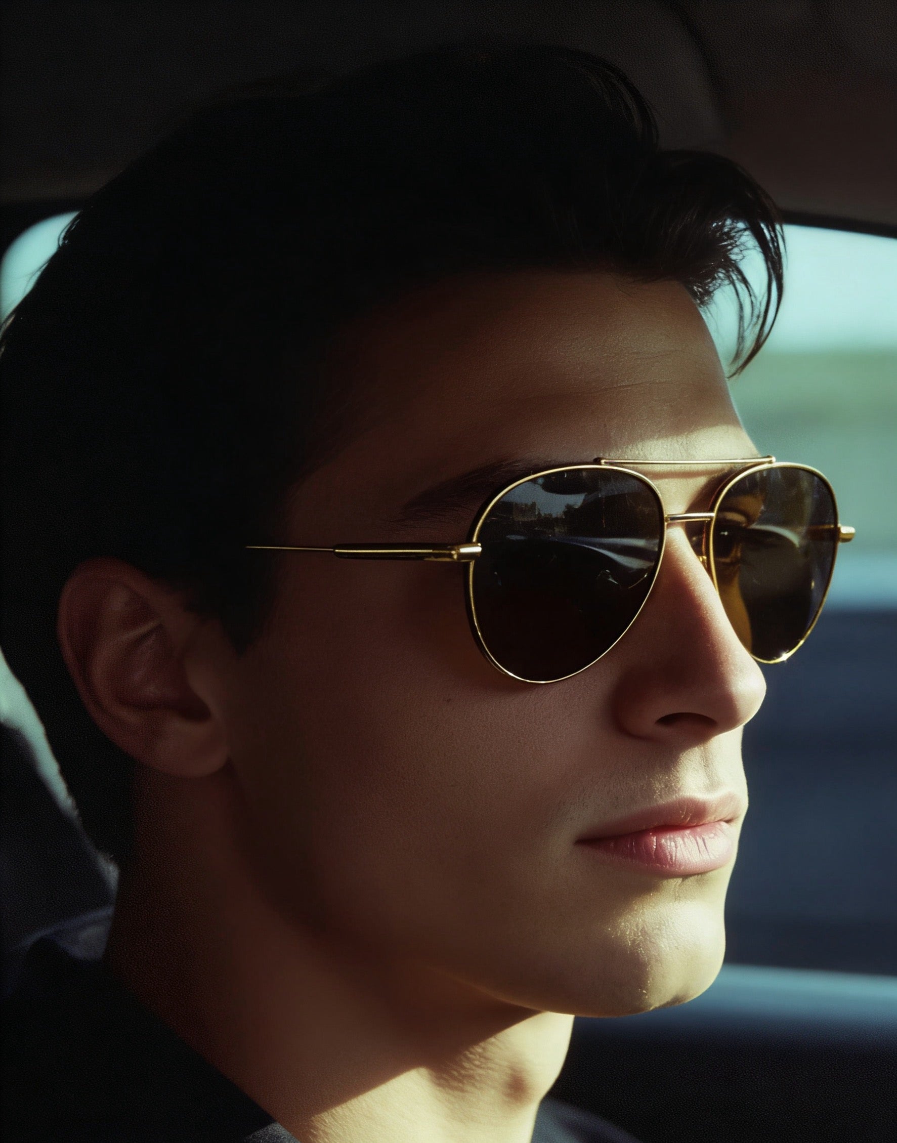 Mehrfarbige Sonnenbrille