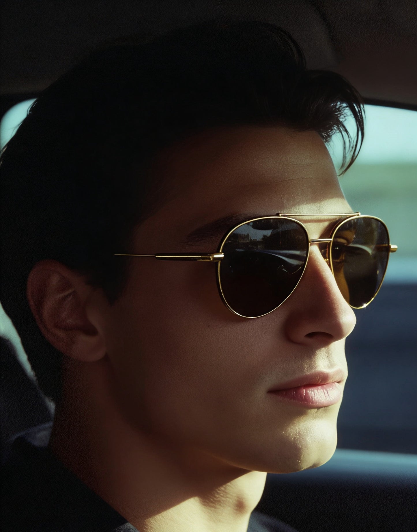 Mehrfarbige Sonnenbrille
