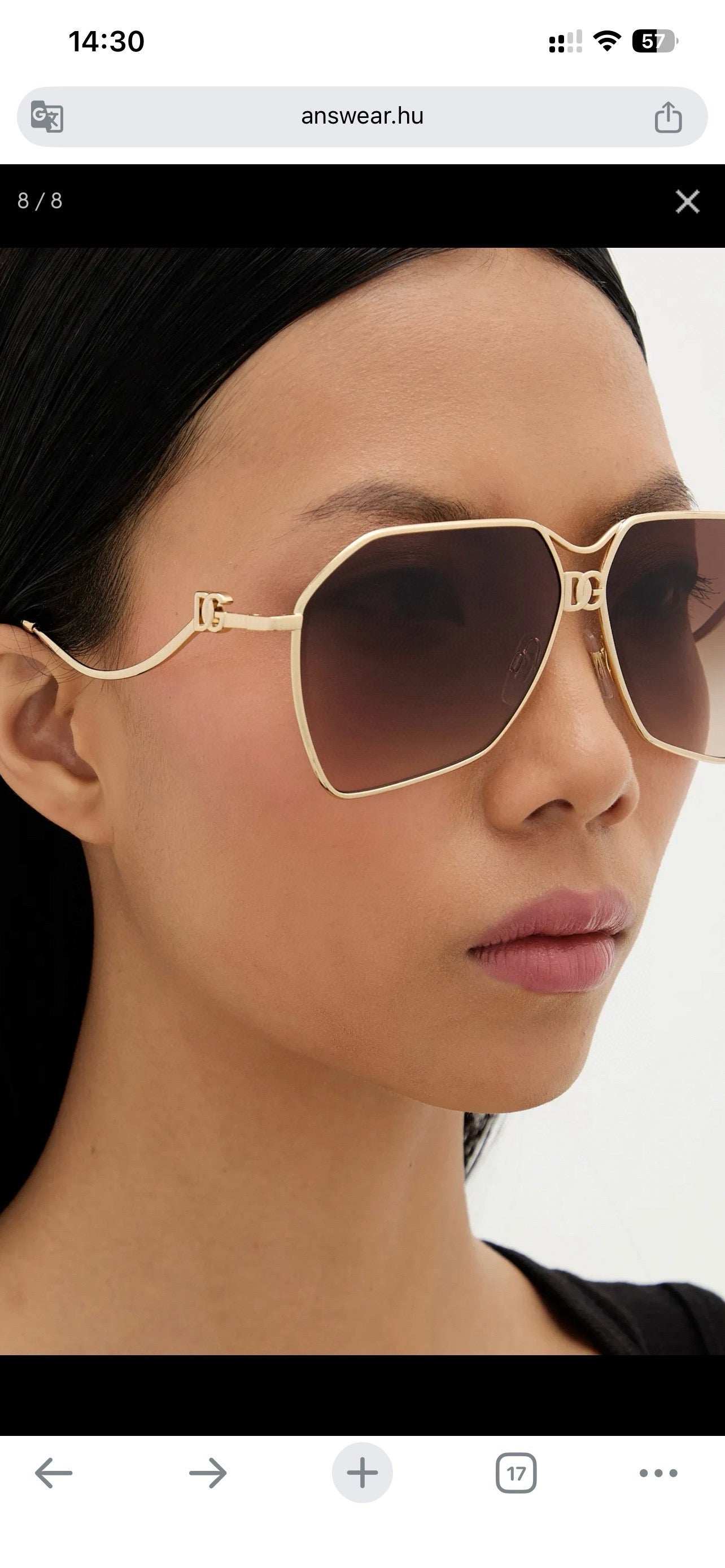 Mehrfarbige Sonnenbrille