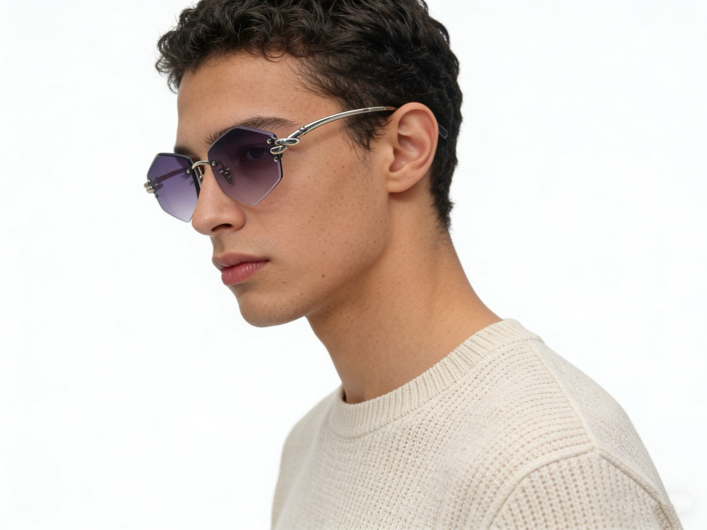 Mehrfarbige Sonnenbrille
