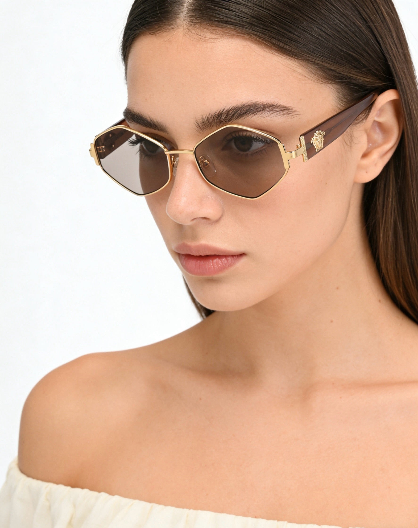 Mehrfarbige Sonnenbrille