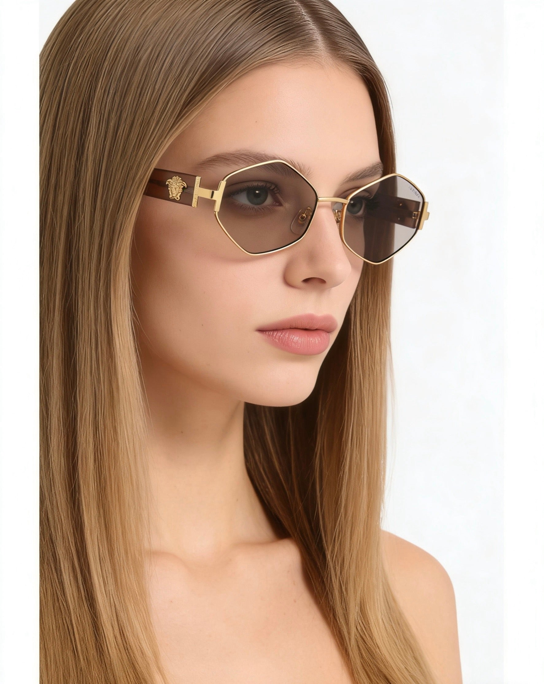 Mehrfarbige Sonnenbrille