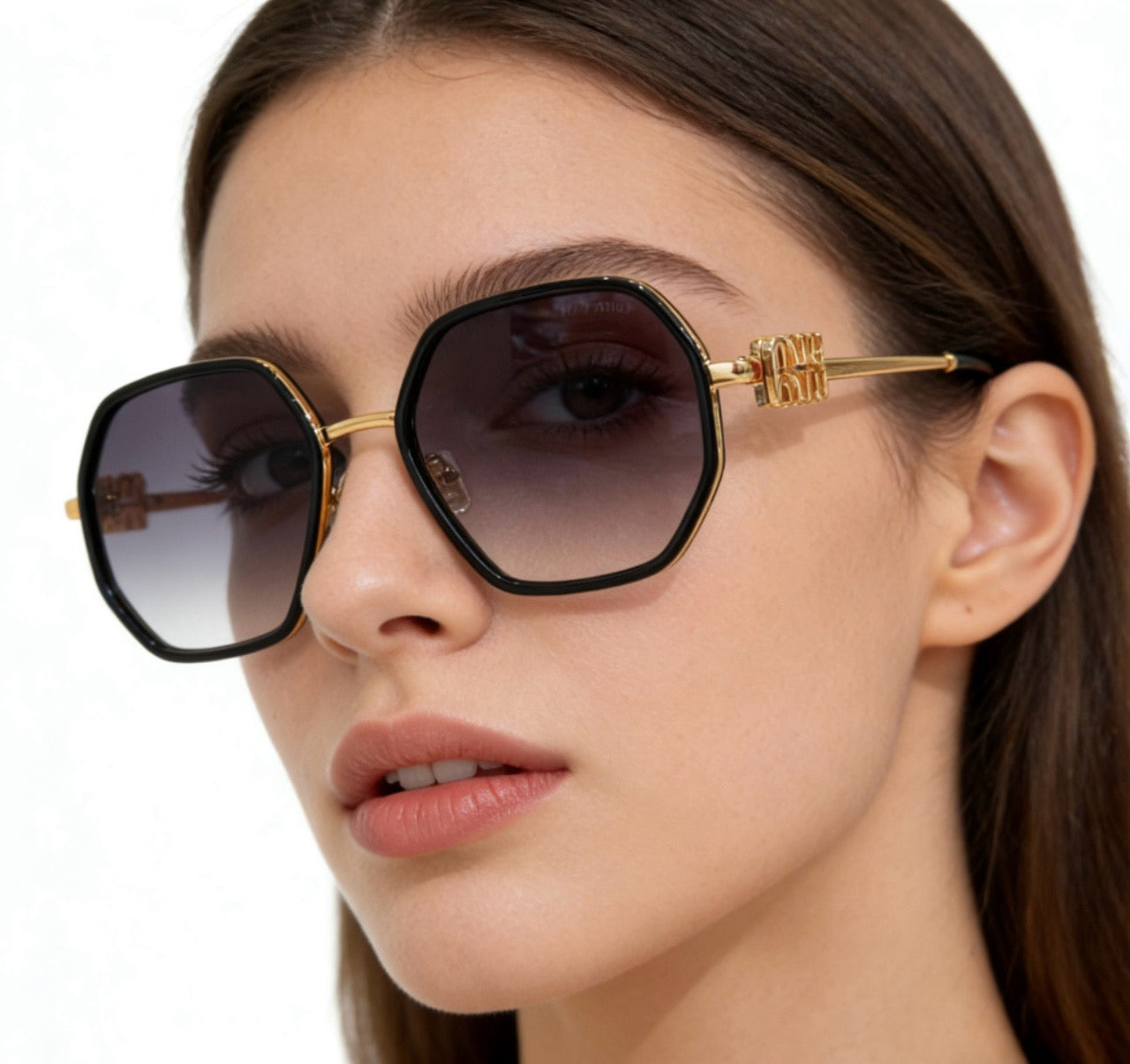 Mehrfarbige Sonnenbrille