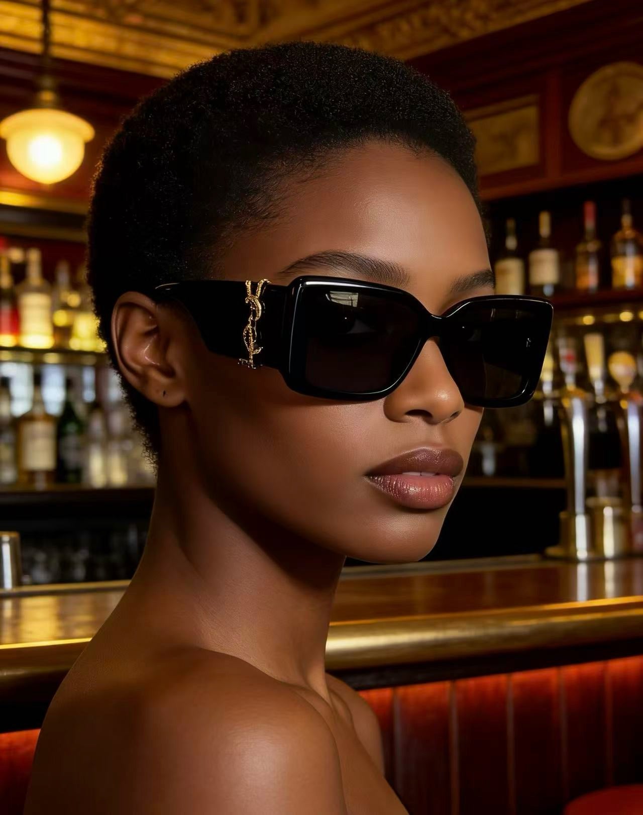 Mehrfarbige Sonnenbrille