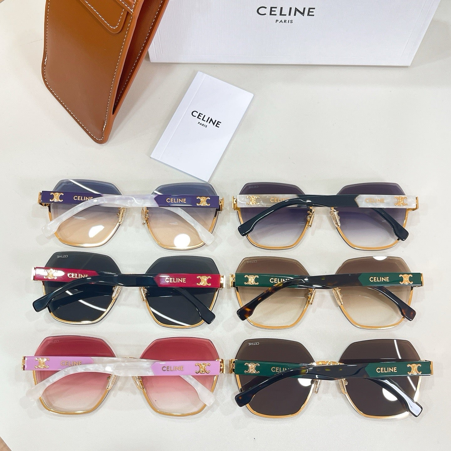 Mehrfarbige Sonnenbrille