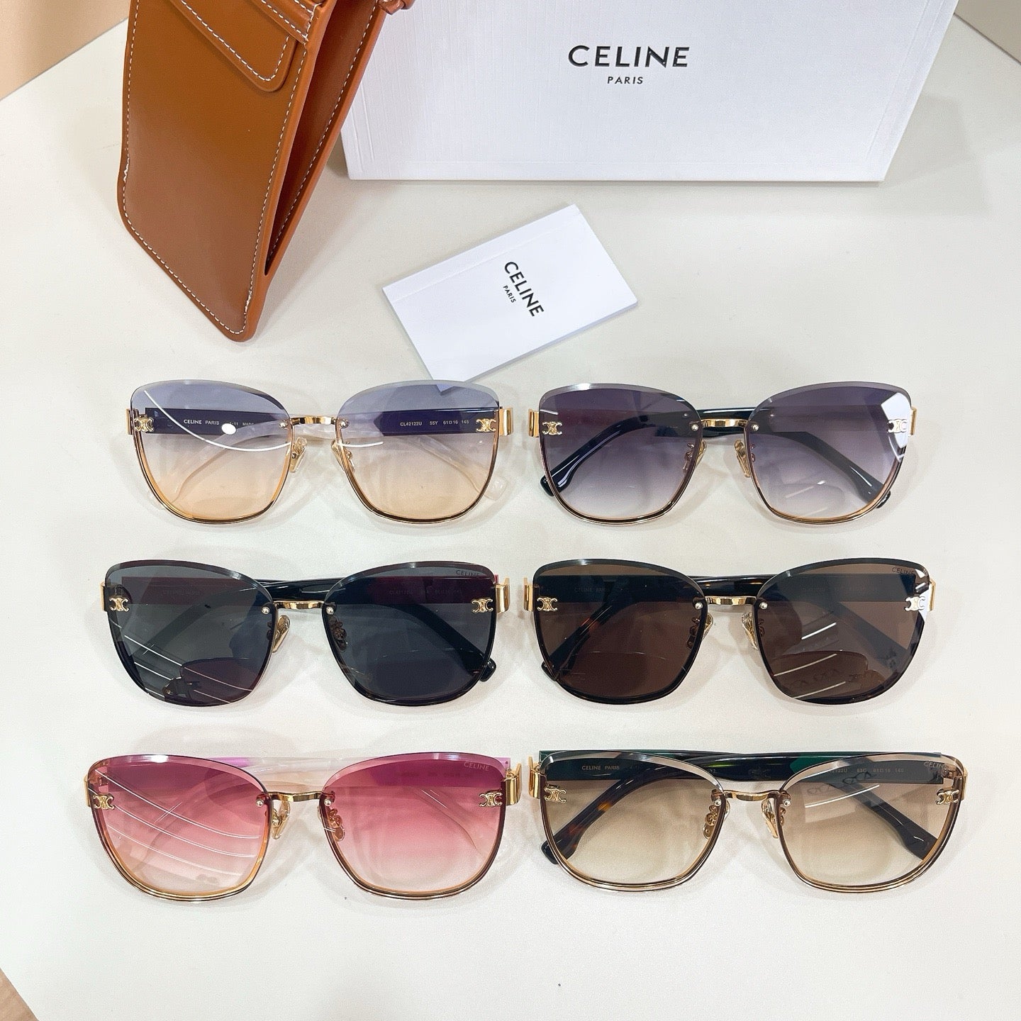 Mehrfarbige Sonnenbrille